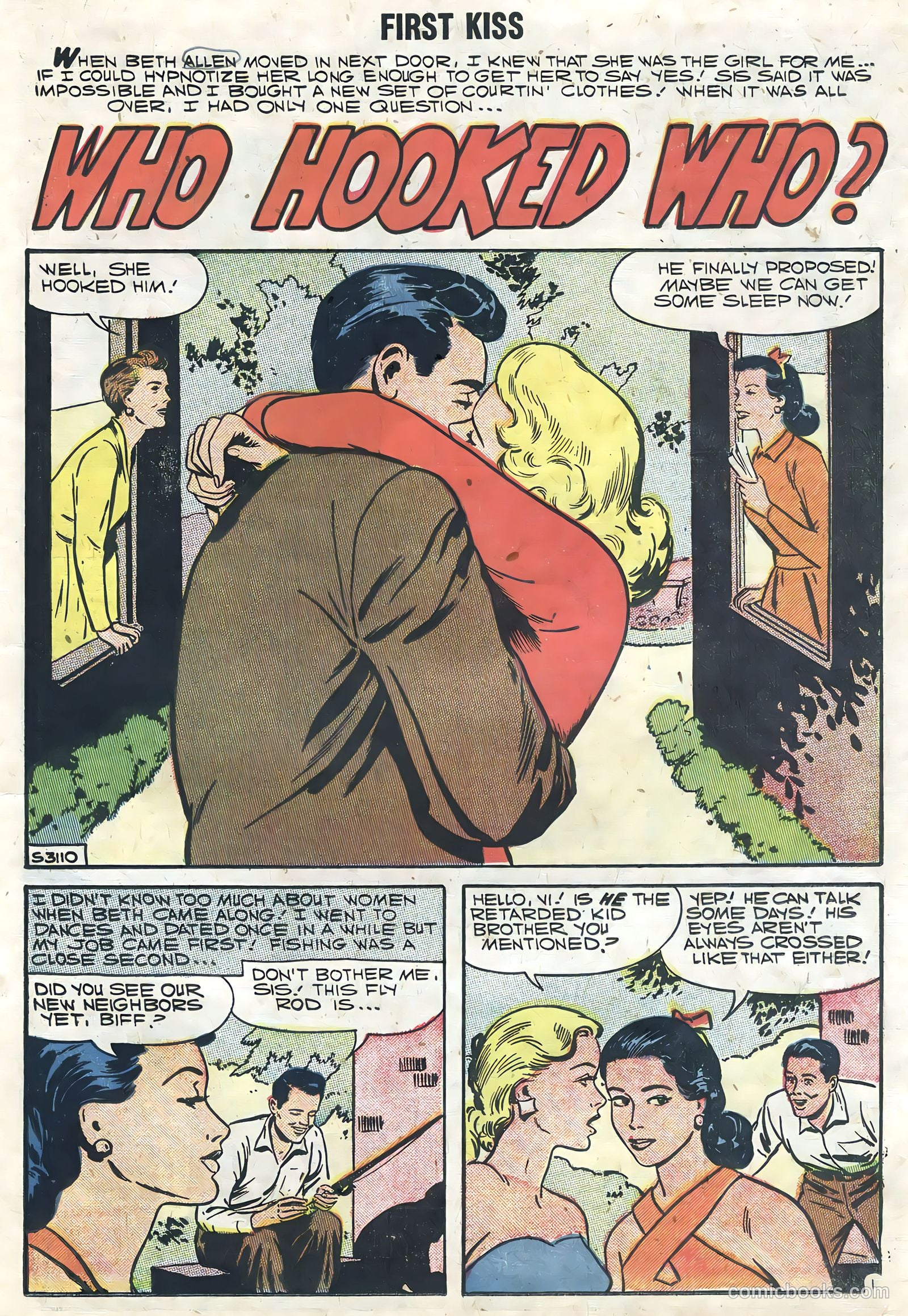 First Kiss #3 (1958) — page 23 of 36