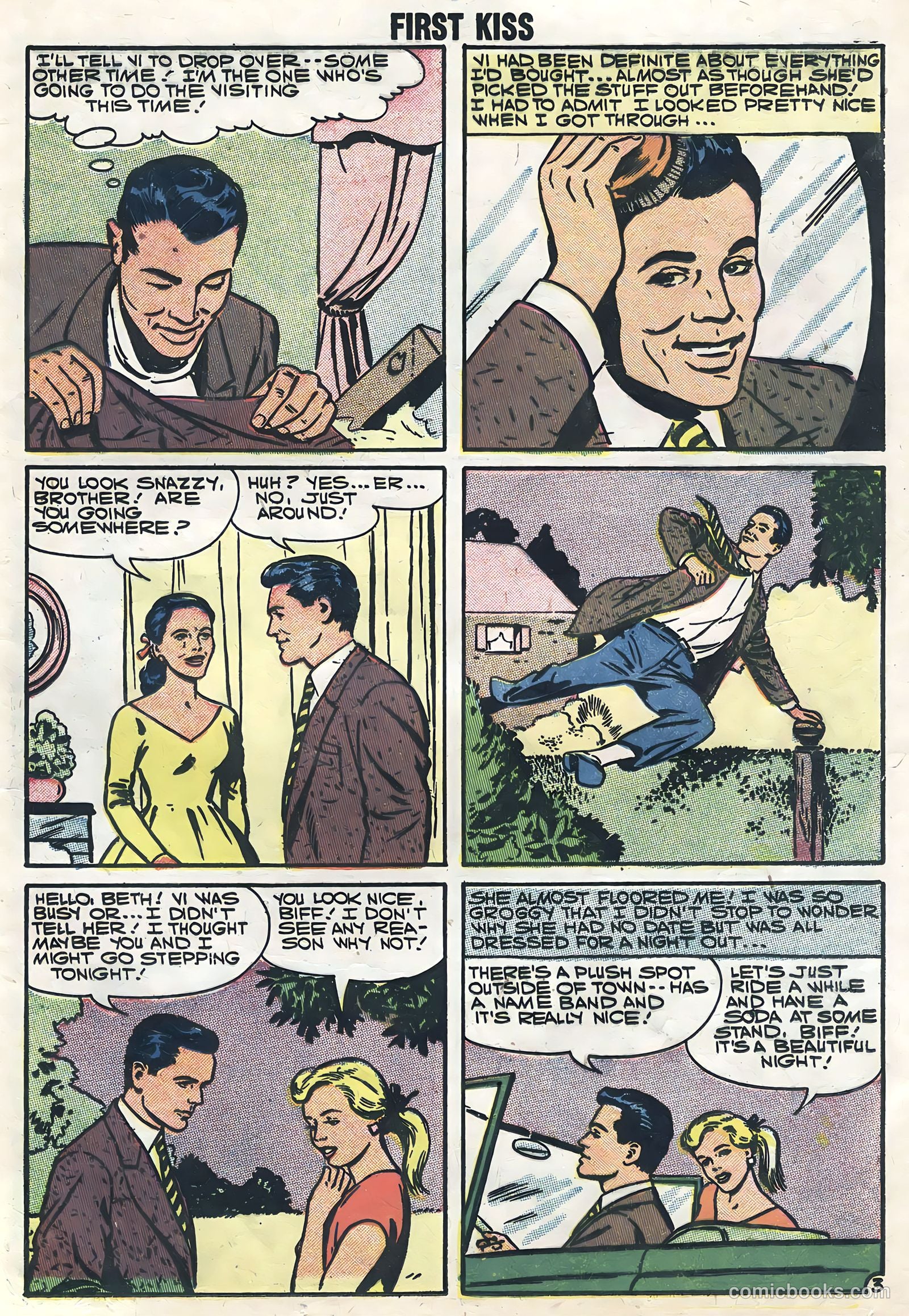 First Kiss #3 (1958) — page 25 of 36