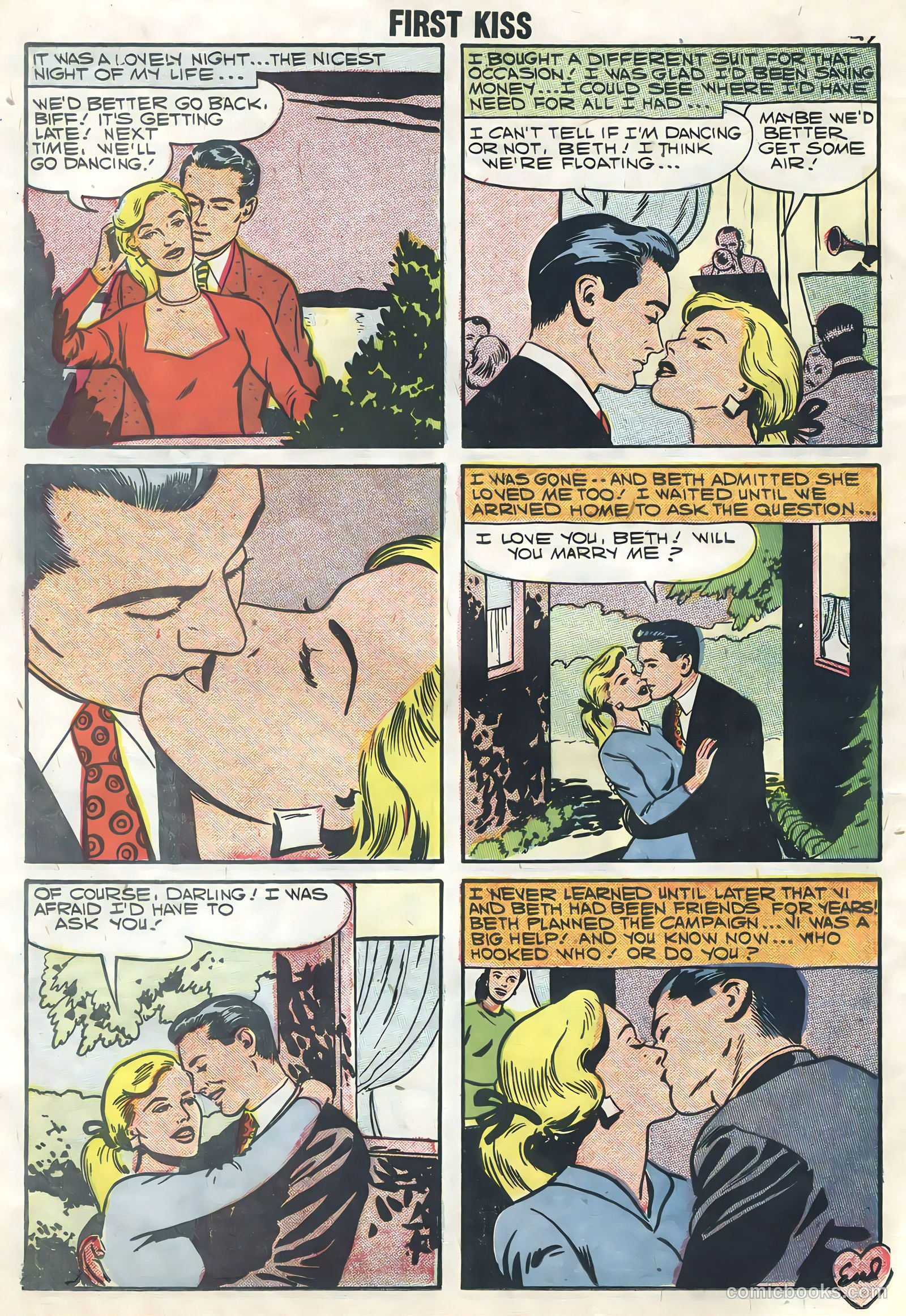 First Kiss #3 (1958) — page 26 of 36
