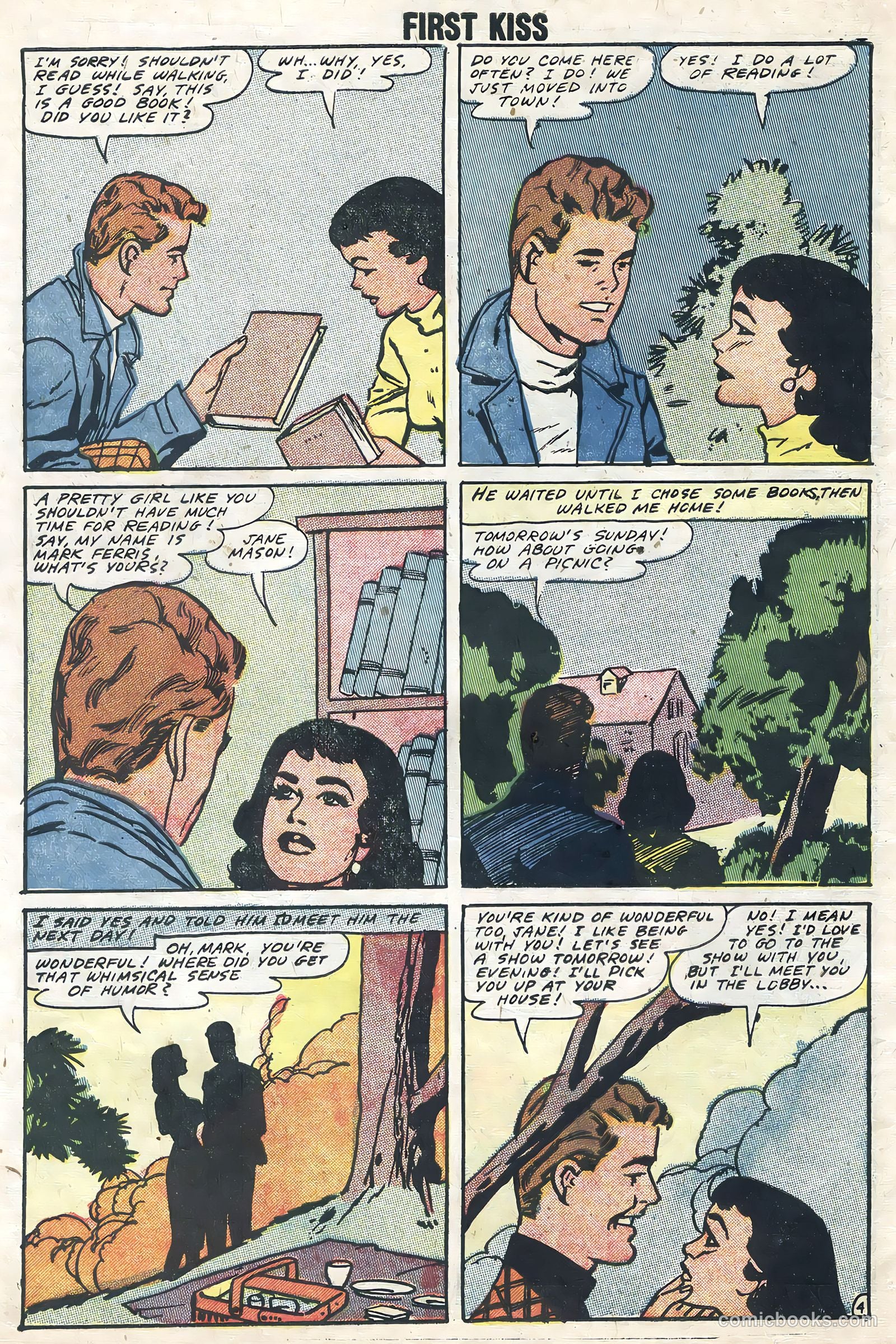 First Kiss #3 (1958) — page 30 of 36