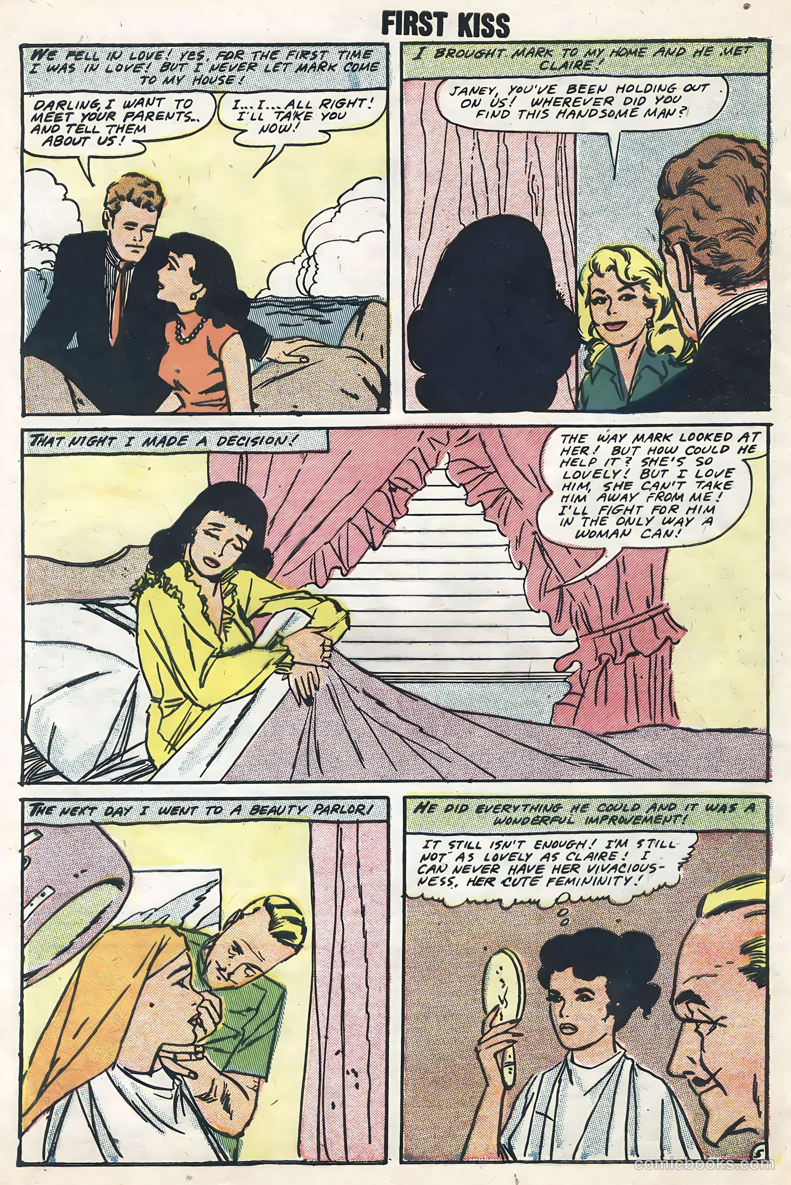 First Kiss #3 (1958) — page 32 of 36