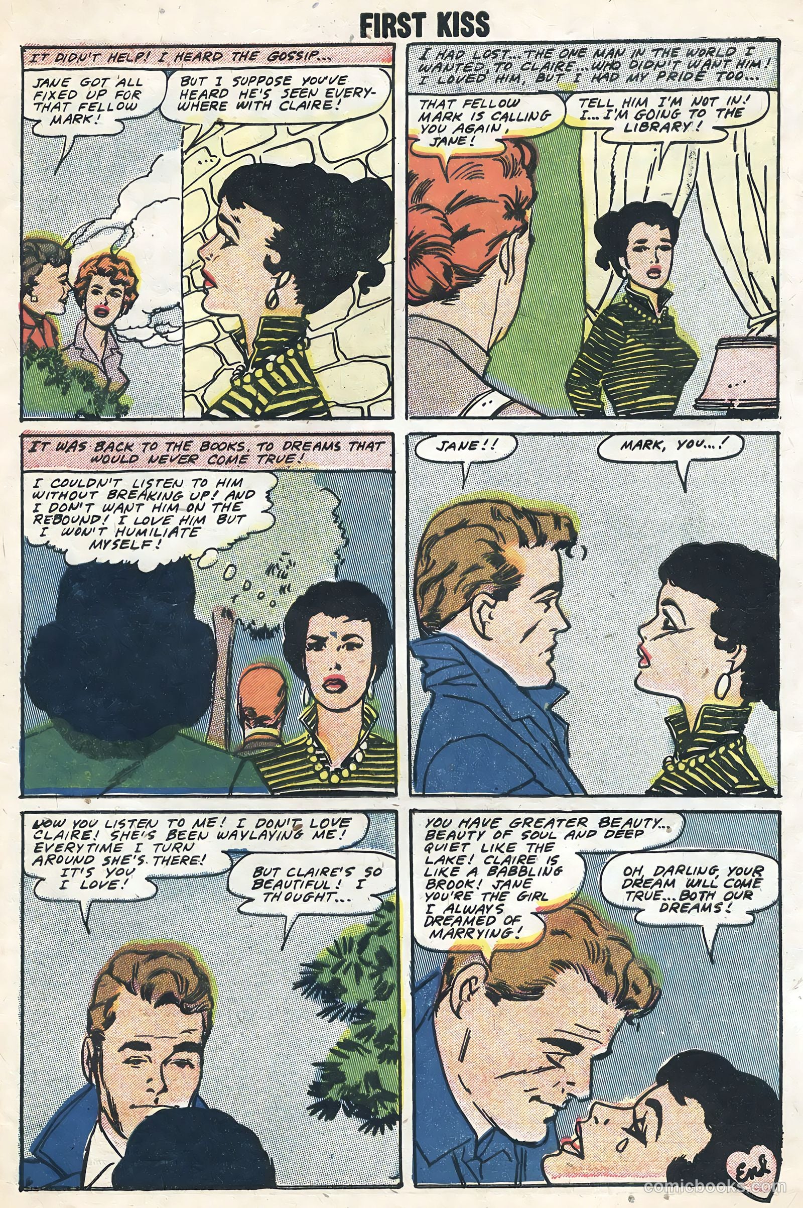 First Kiss #3 (1958) — page 33 of 36