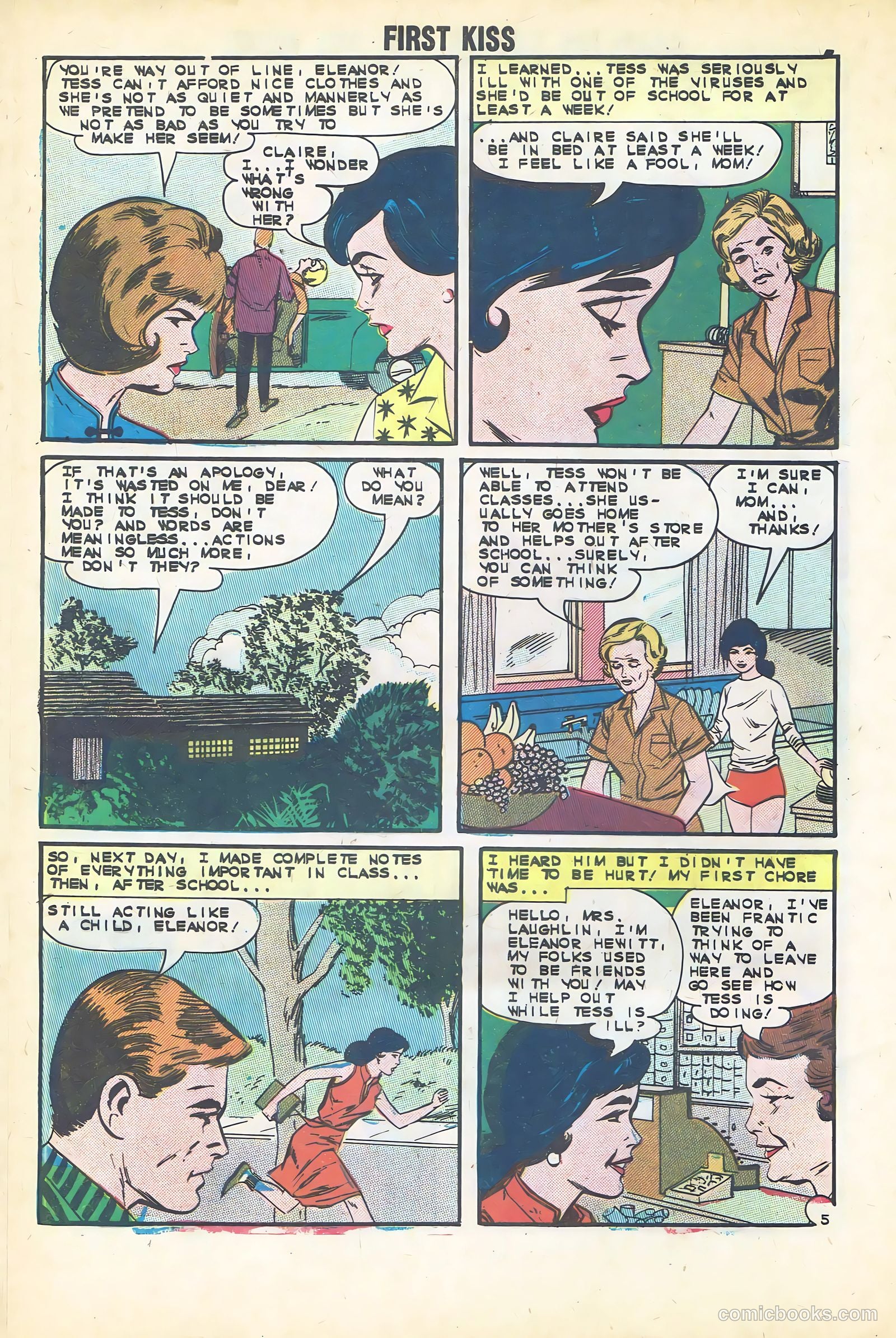 First Kiss #30 (1963) — page 8 of 36