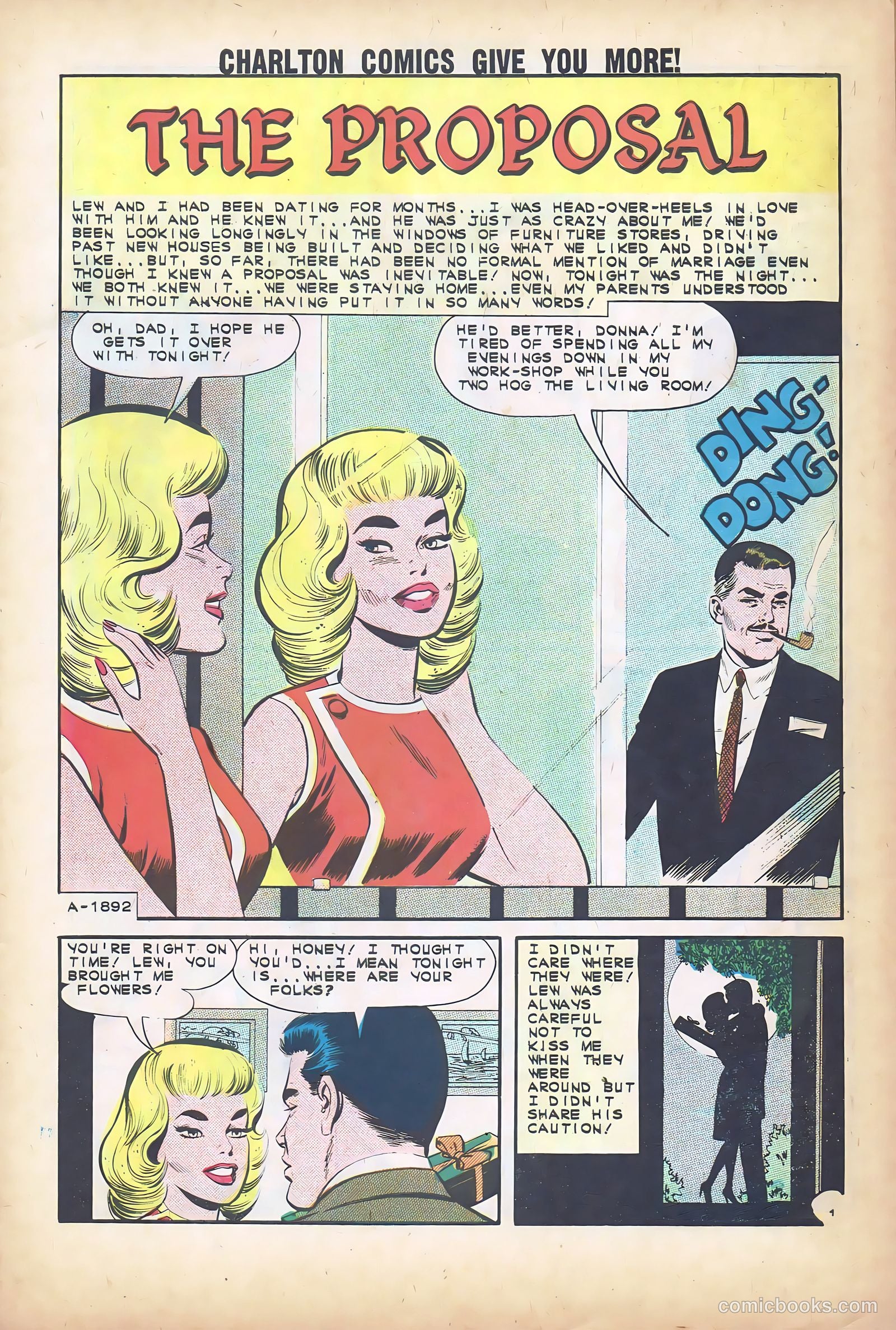 First Kiss #31 (1963) — page 3 of 36