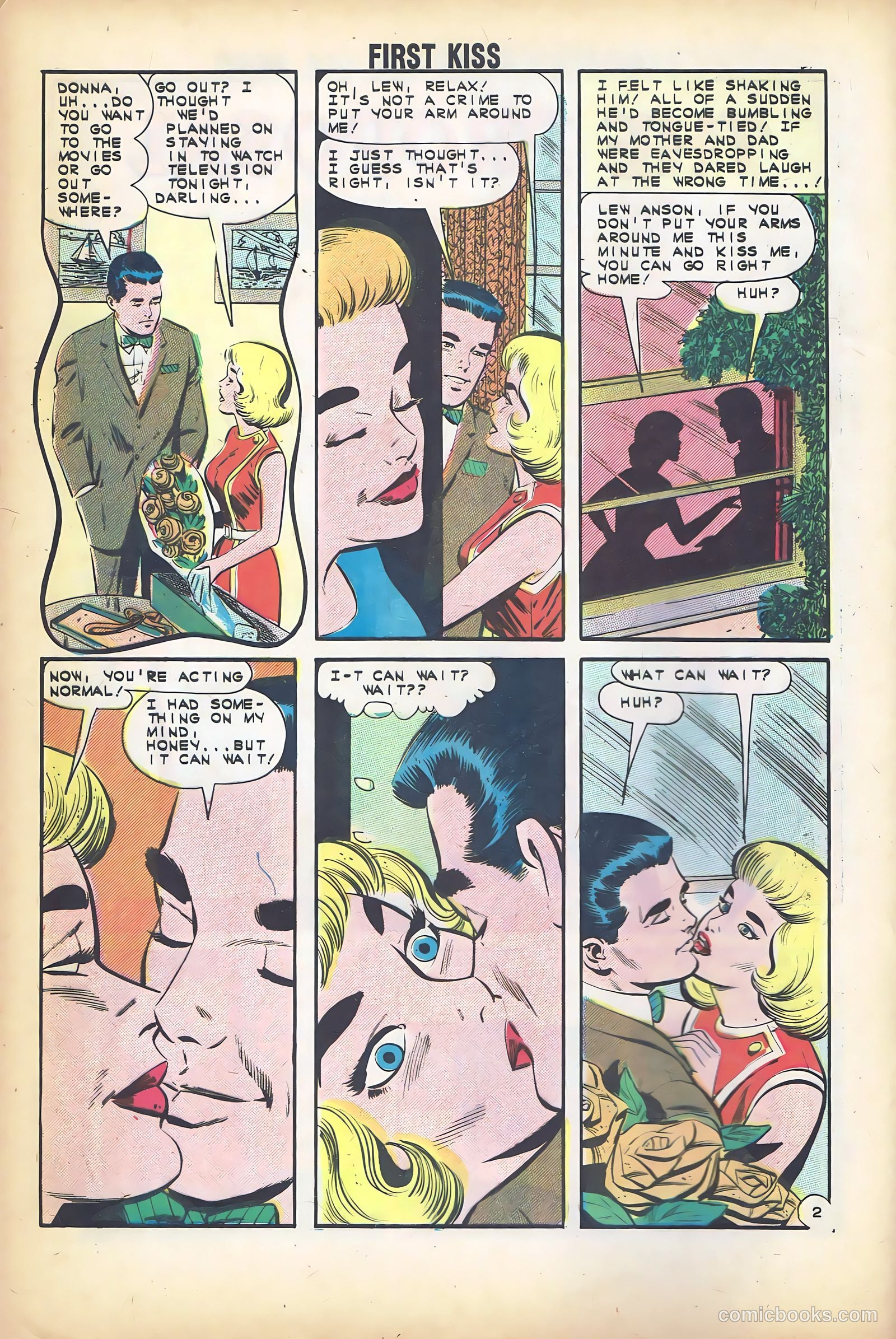 First Kiss #31 (1963) — page 4 of 36