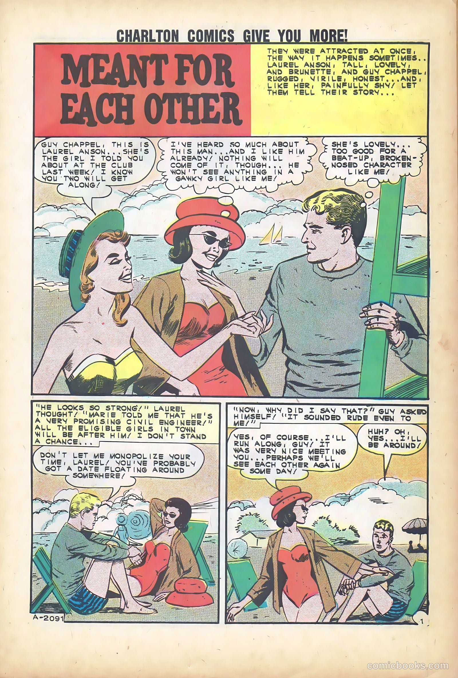 First Kiss #31 (1963) — page 7 of 36