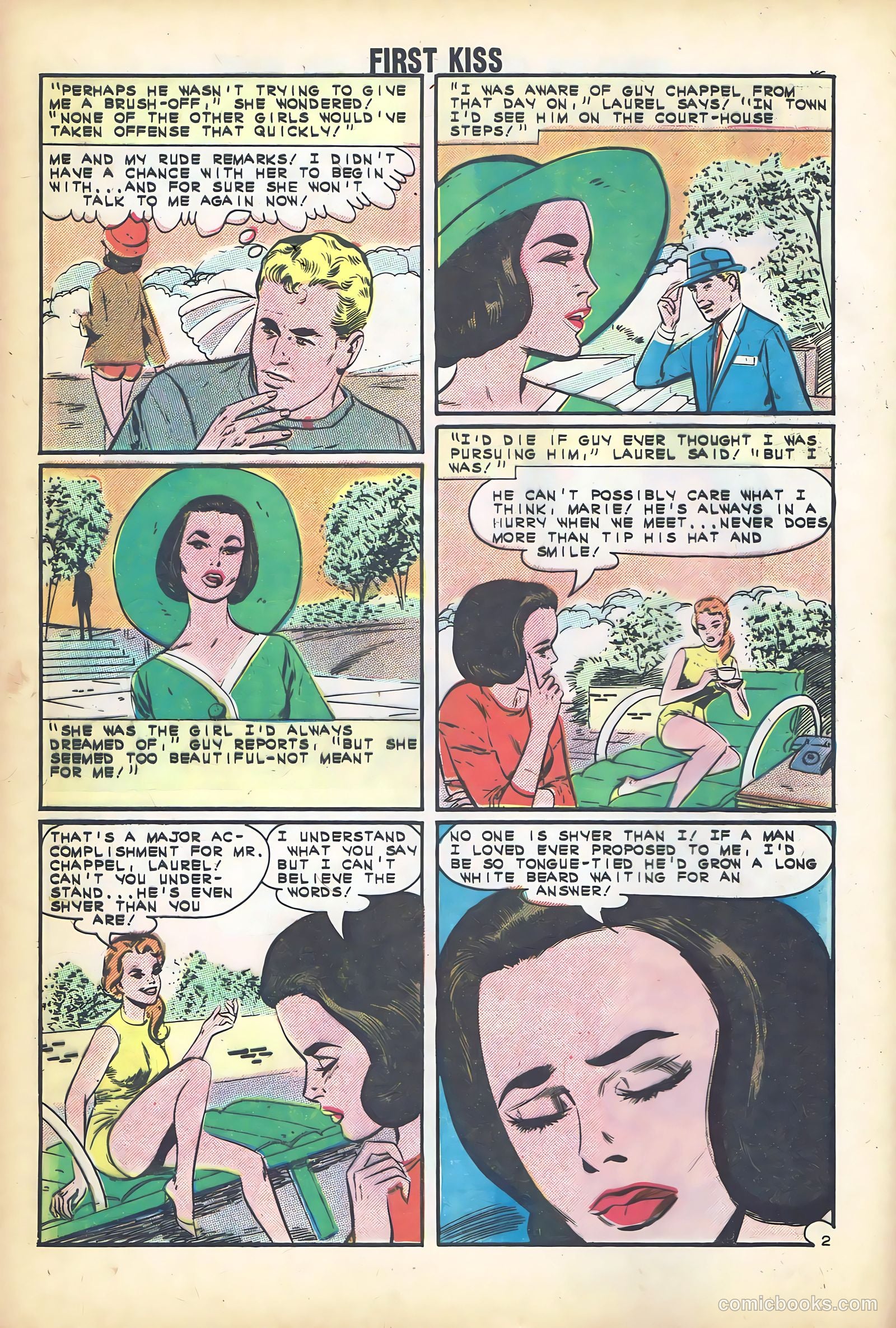 First Kiss #31 (1963) — page 8 of 36