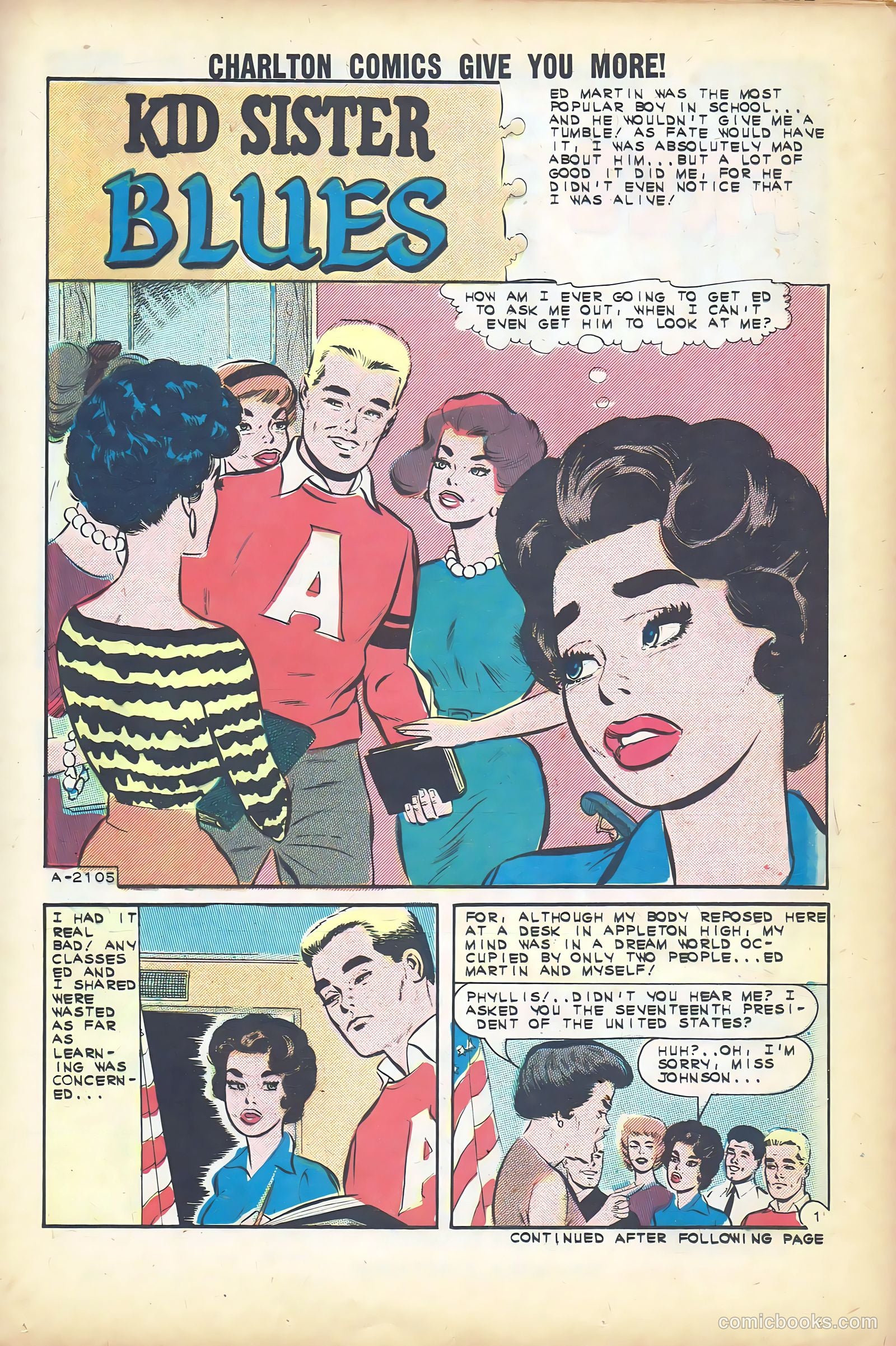 First Kiss #31 (1963) — page 21 of 36