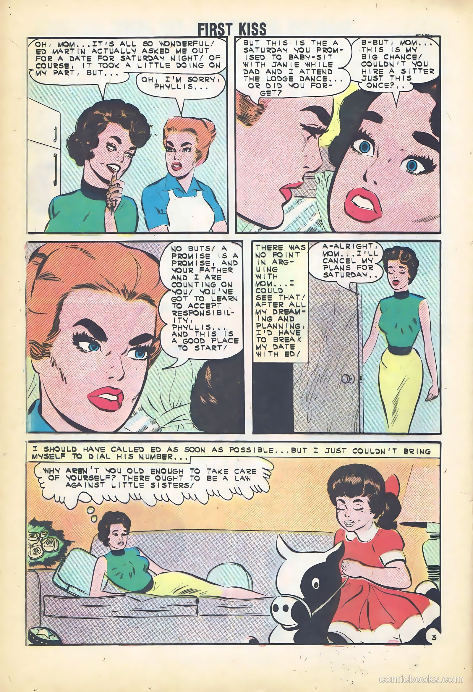 First Kiss #31 (1963) — page 24 of 36