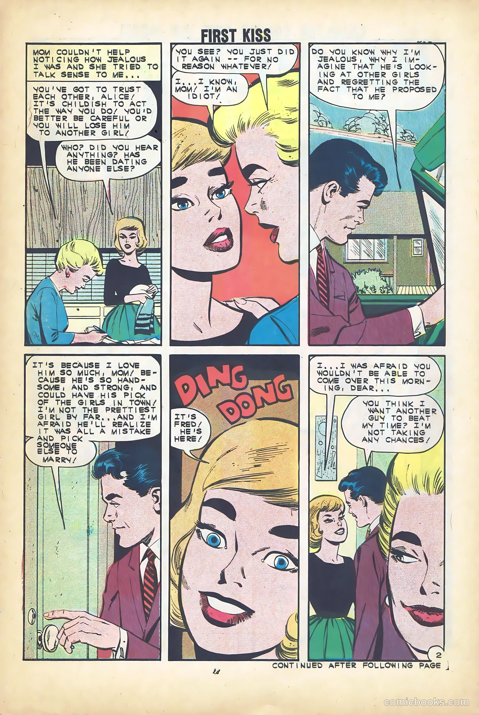 First Kiss #31 (1963) — page 30 of 36