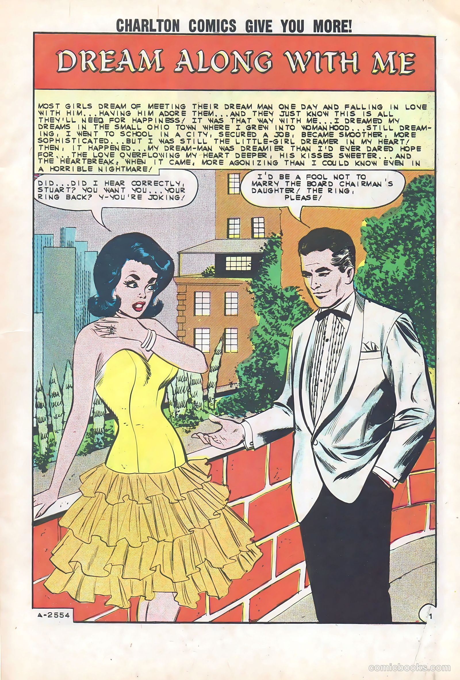 First Kiss #32 (1963) — page 3 of 36