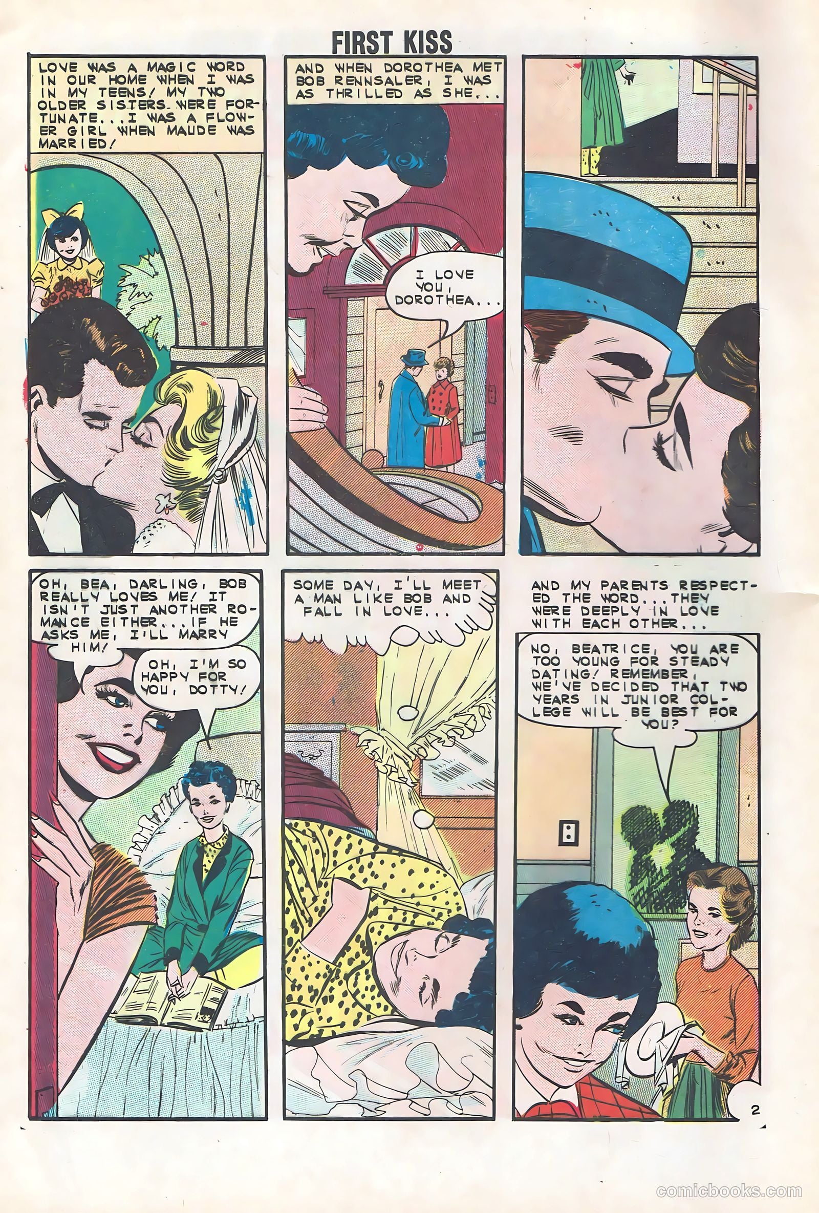 First Kiss #32 (1963) — page 4 of 36