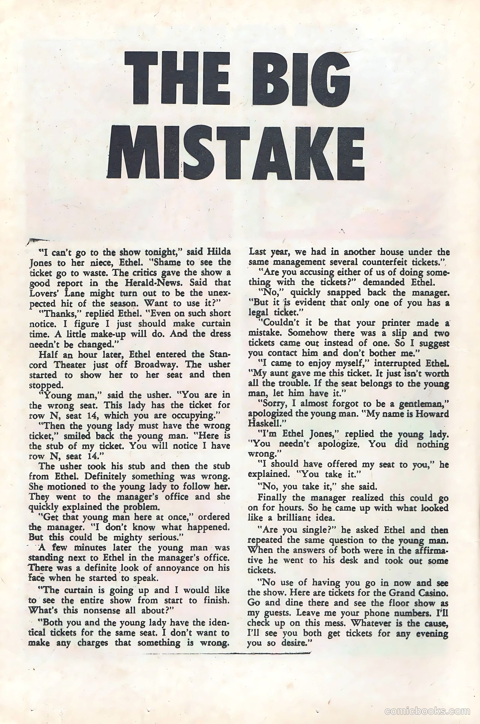 First Kiss #32 (1963) — page 20 of 36