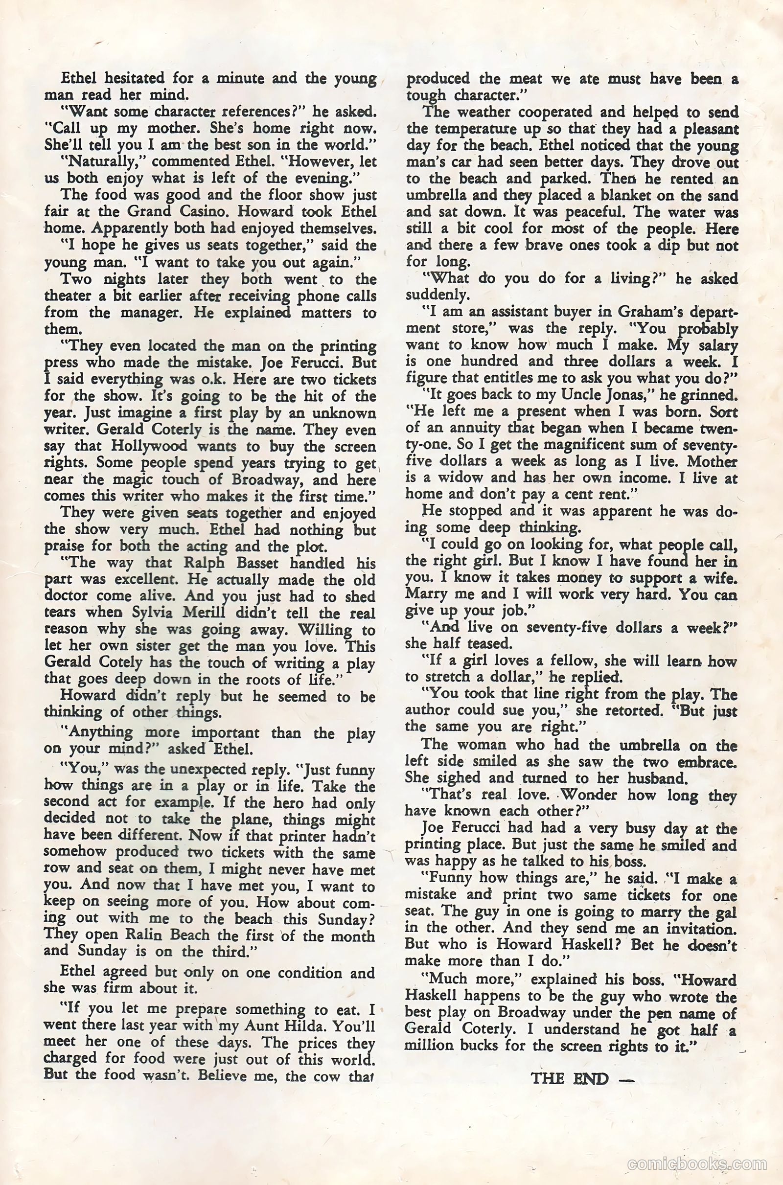 First Kiss #32 (1963) — page 21 of 36