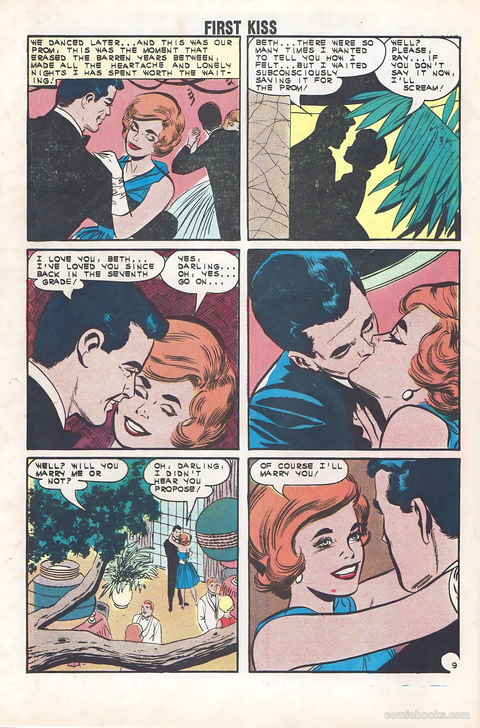 First Kiss #32 (1963) — page 32 of 36