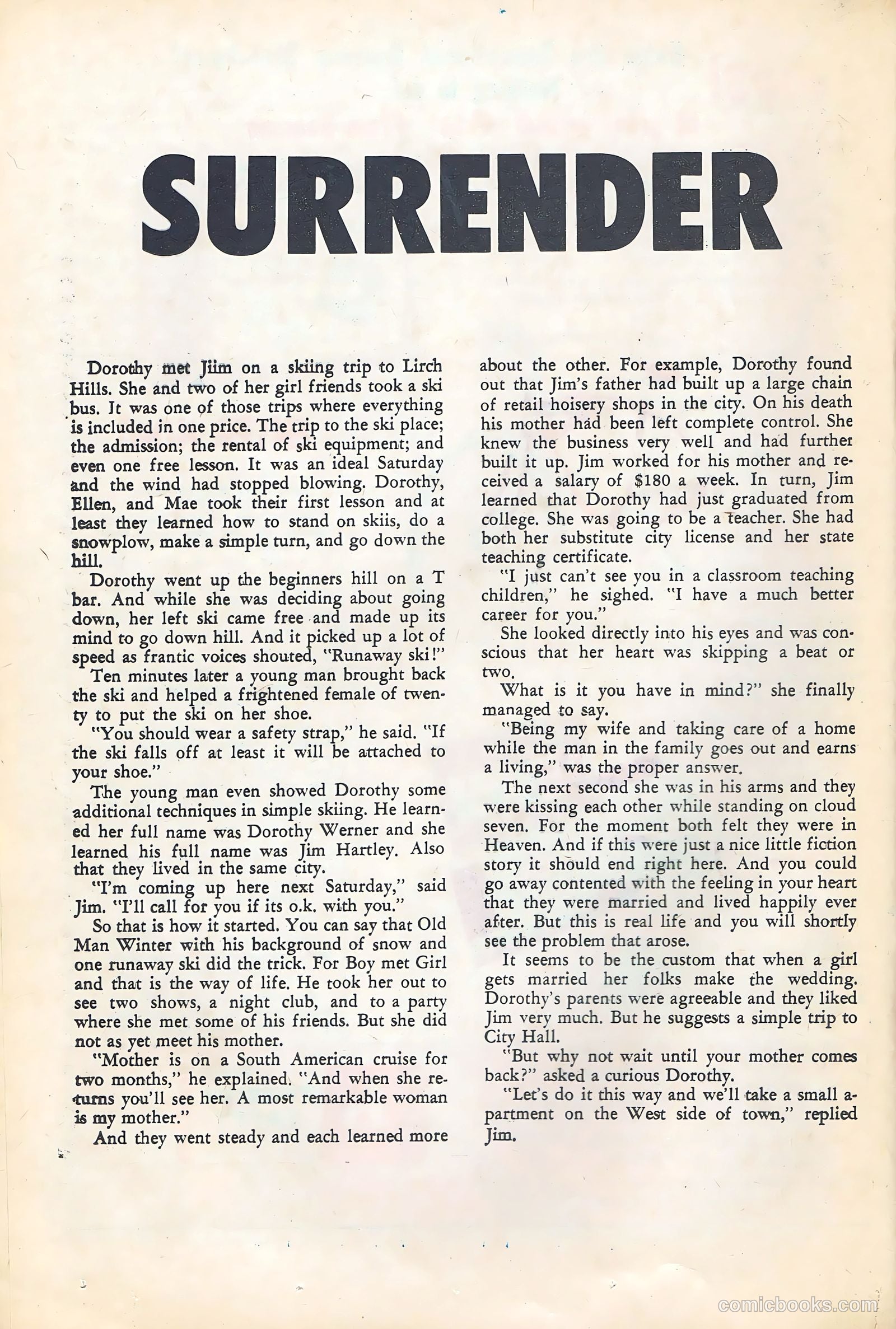 First Kiss #33 (1963) — page 20 of 36