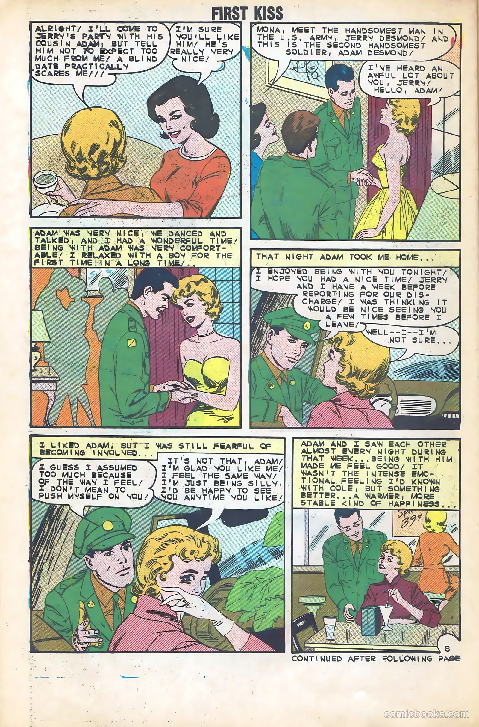 First Kiss #33 (1963) — page 30 of 36