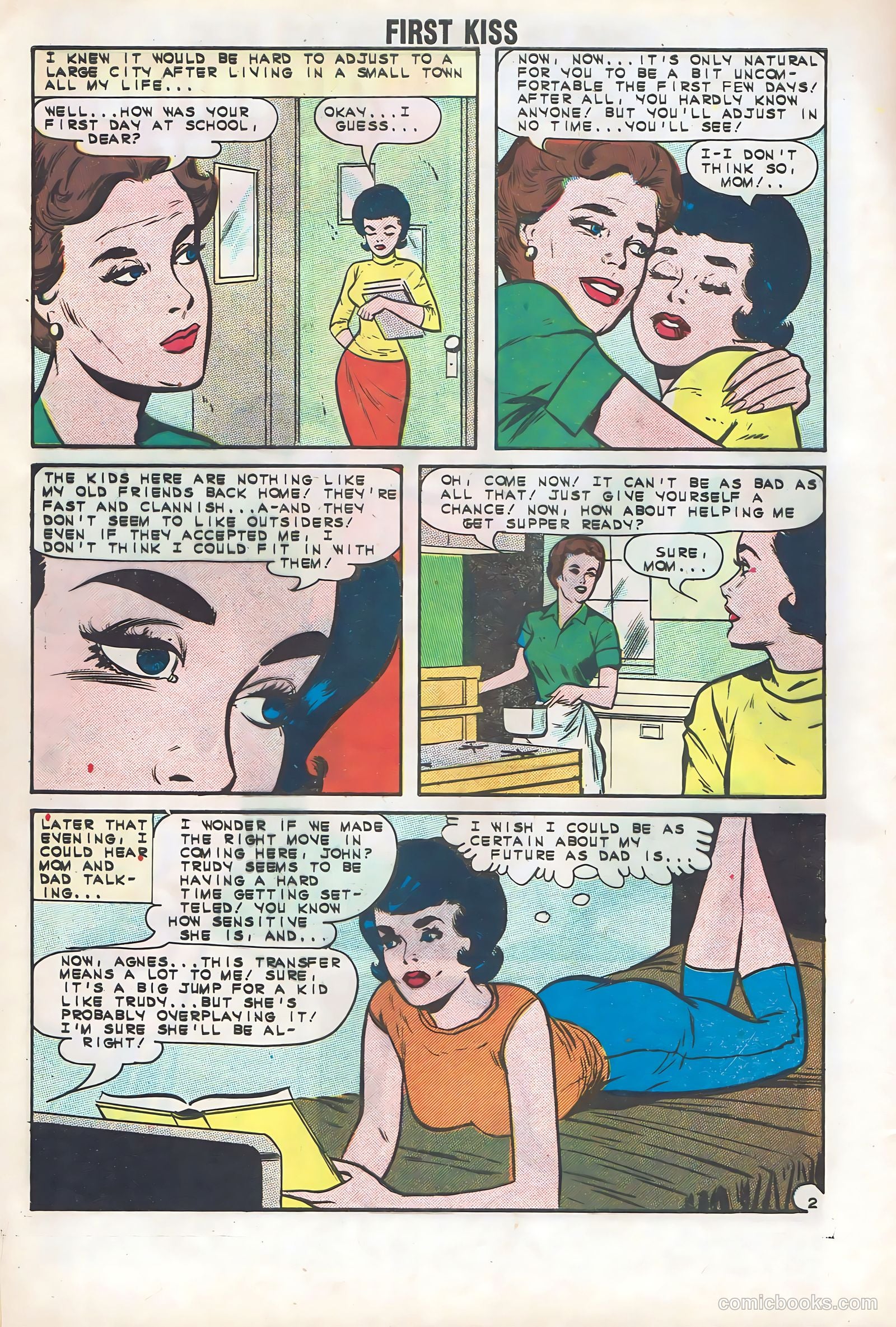 First Kiss #34 (1963) — page 4 of 36