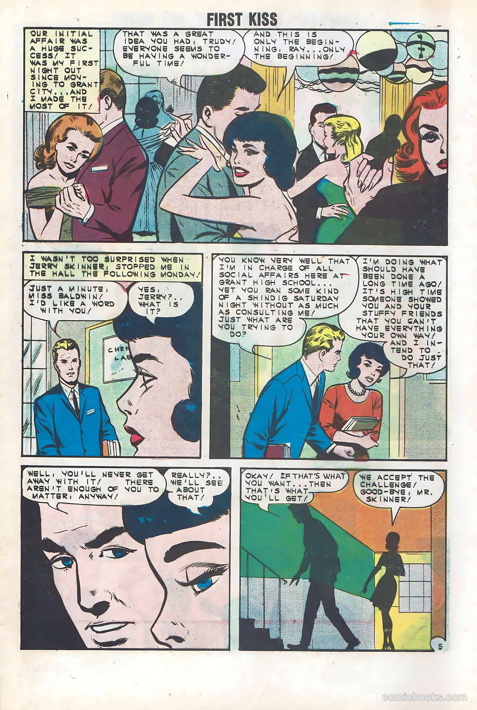 First Kiss #34 (1963) — page 8 of 36