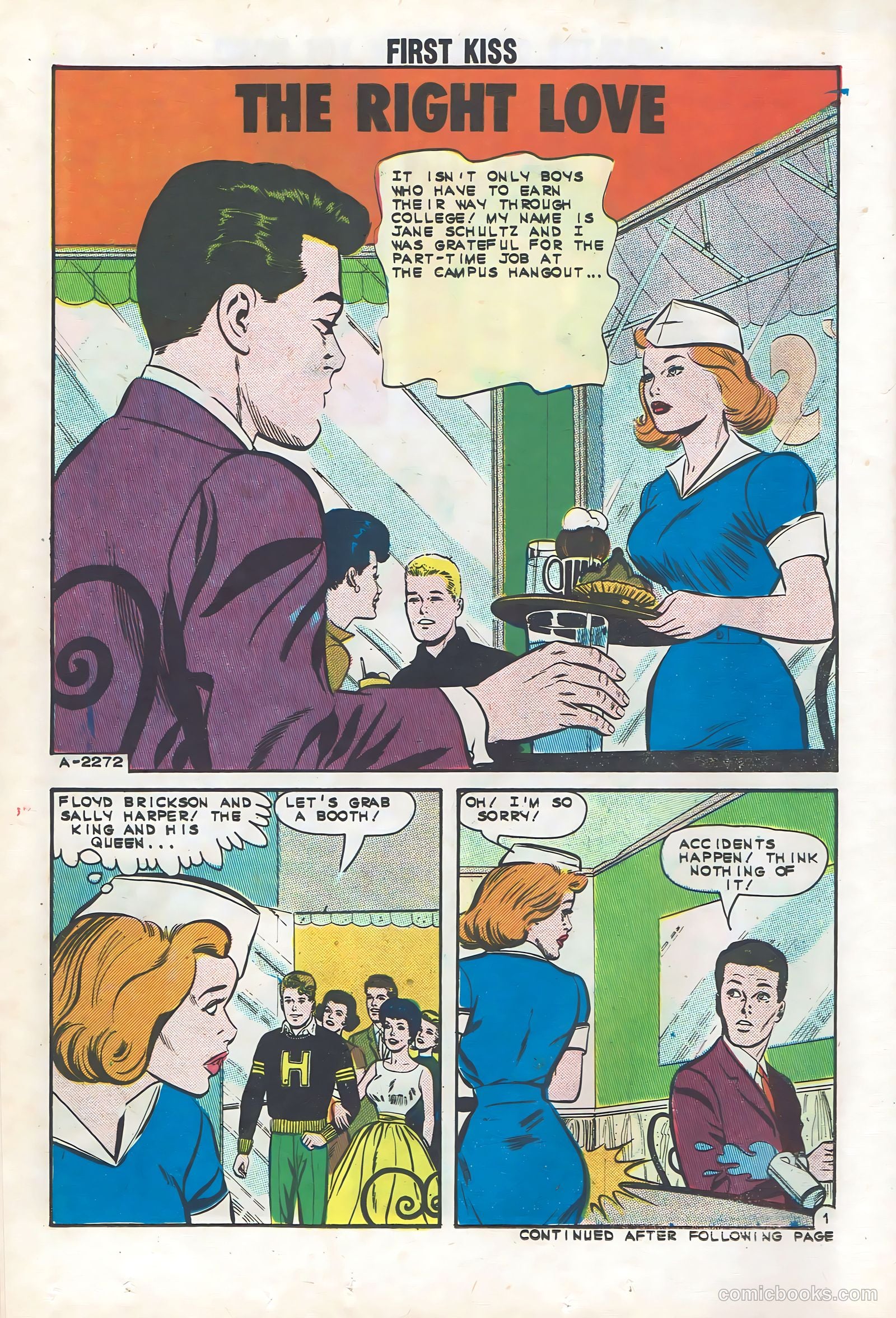 First Kiss #34 (1963) — page 14 of 36