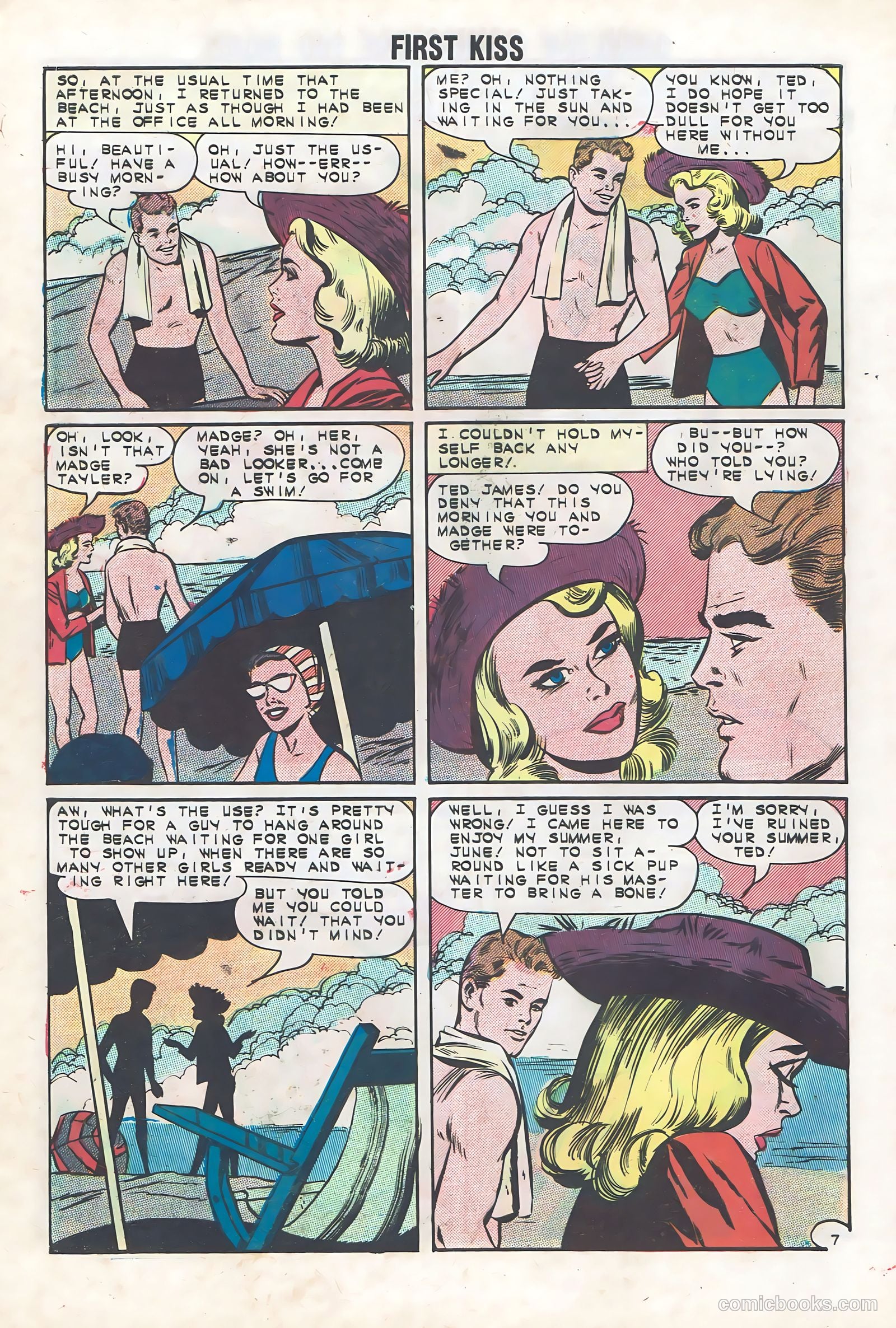 First Kiss #34 (1963) — page 28 of 36