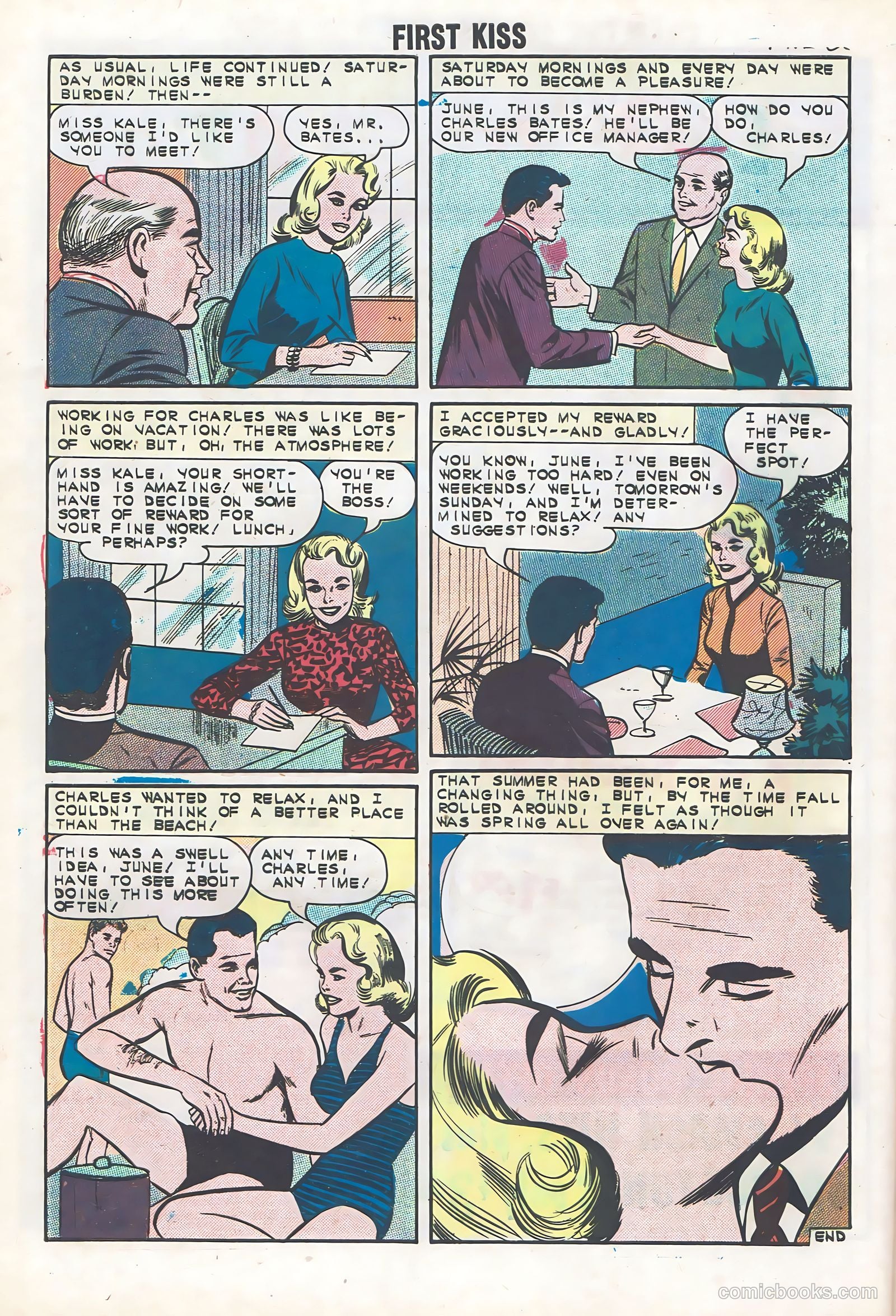 First Kiss #34 (1963) — page 32 of 36