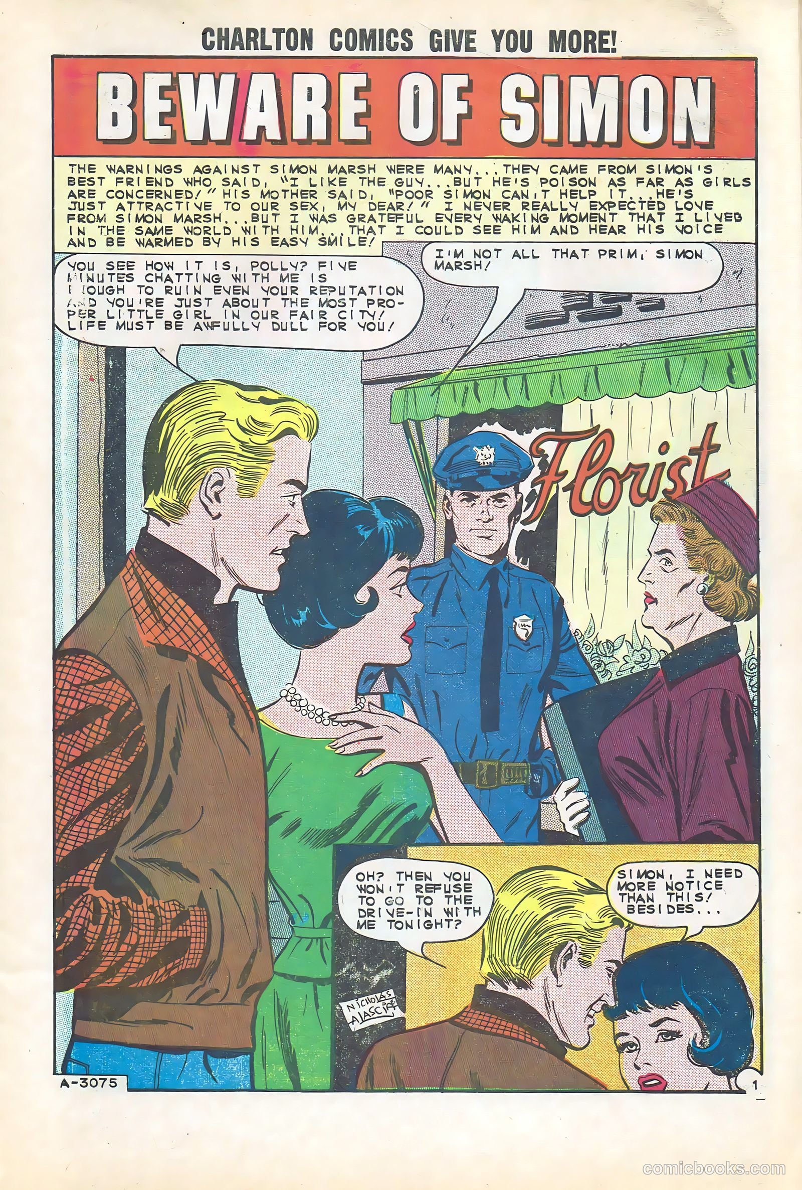 First Kiss #35 (1963) — page 3 of 36