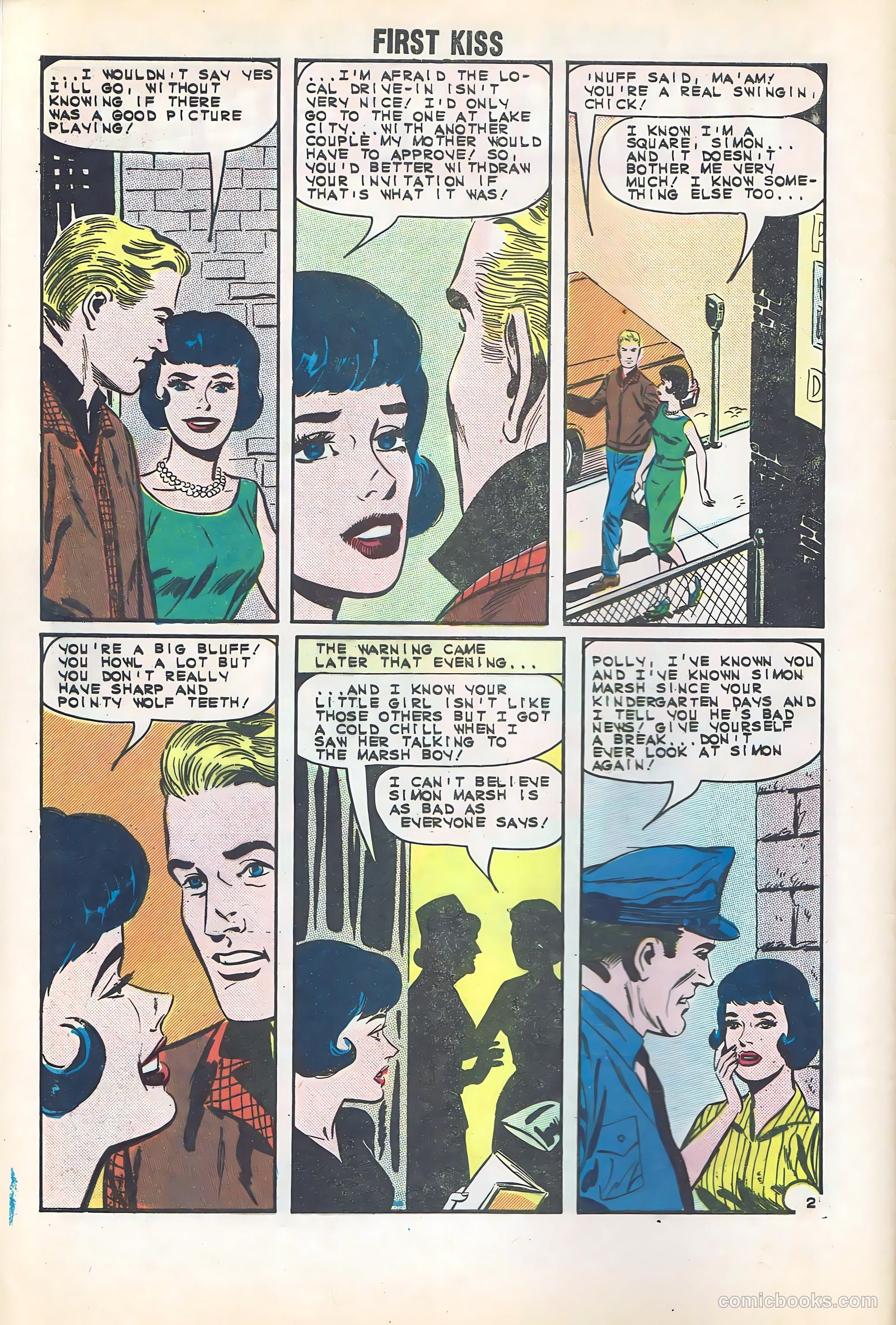 First Kiss #35 (1963) — page 4 of 36