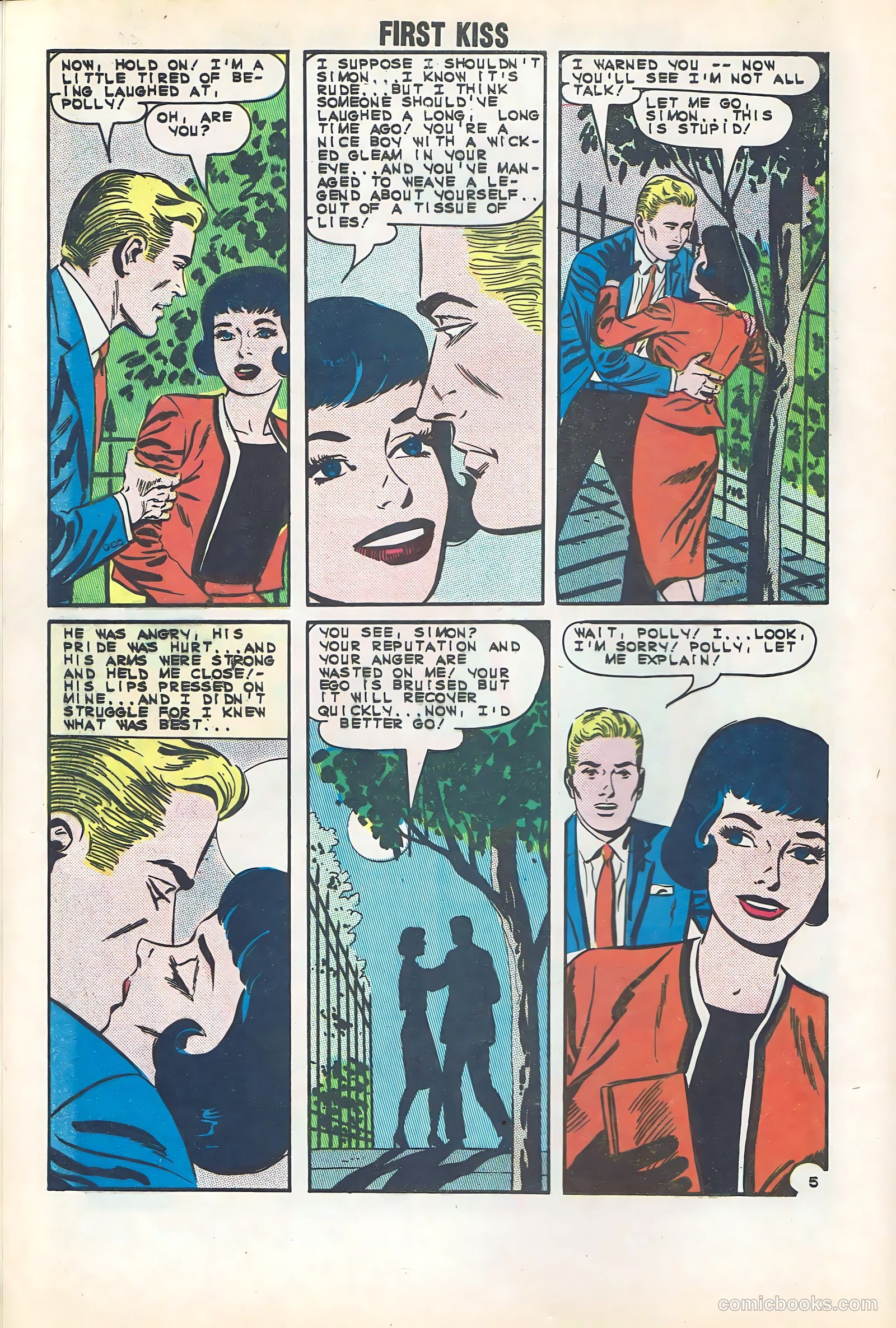 First Kiss #35 (1963) — page 8 of 36