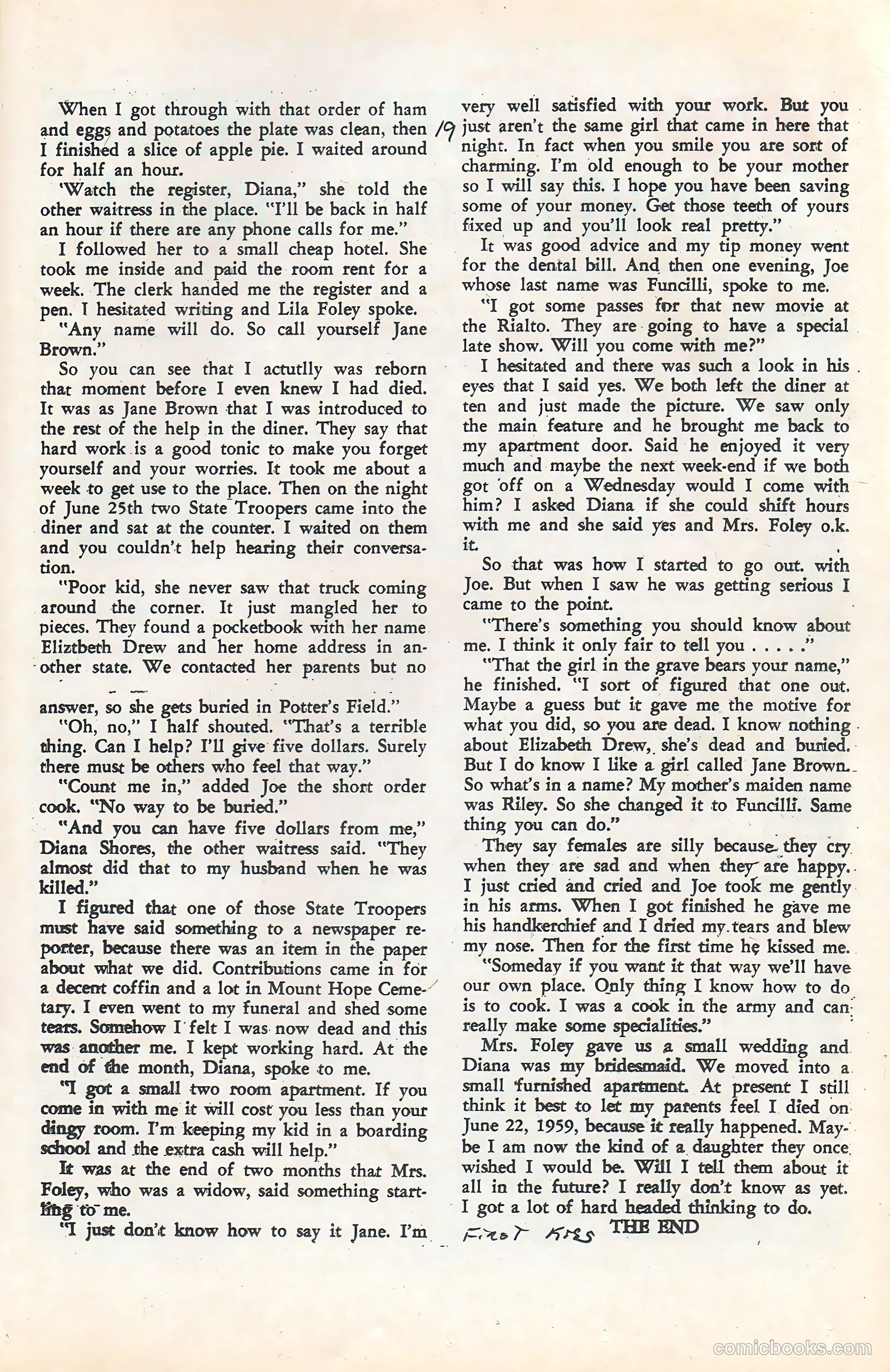 First Kiss #35 (1963) — page 21 of 36