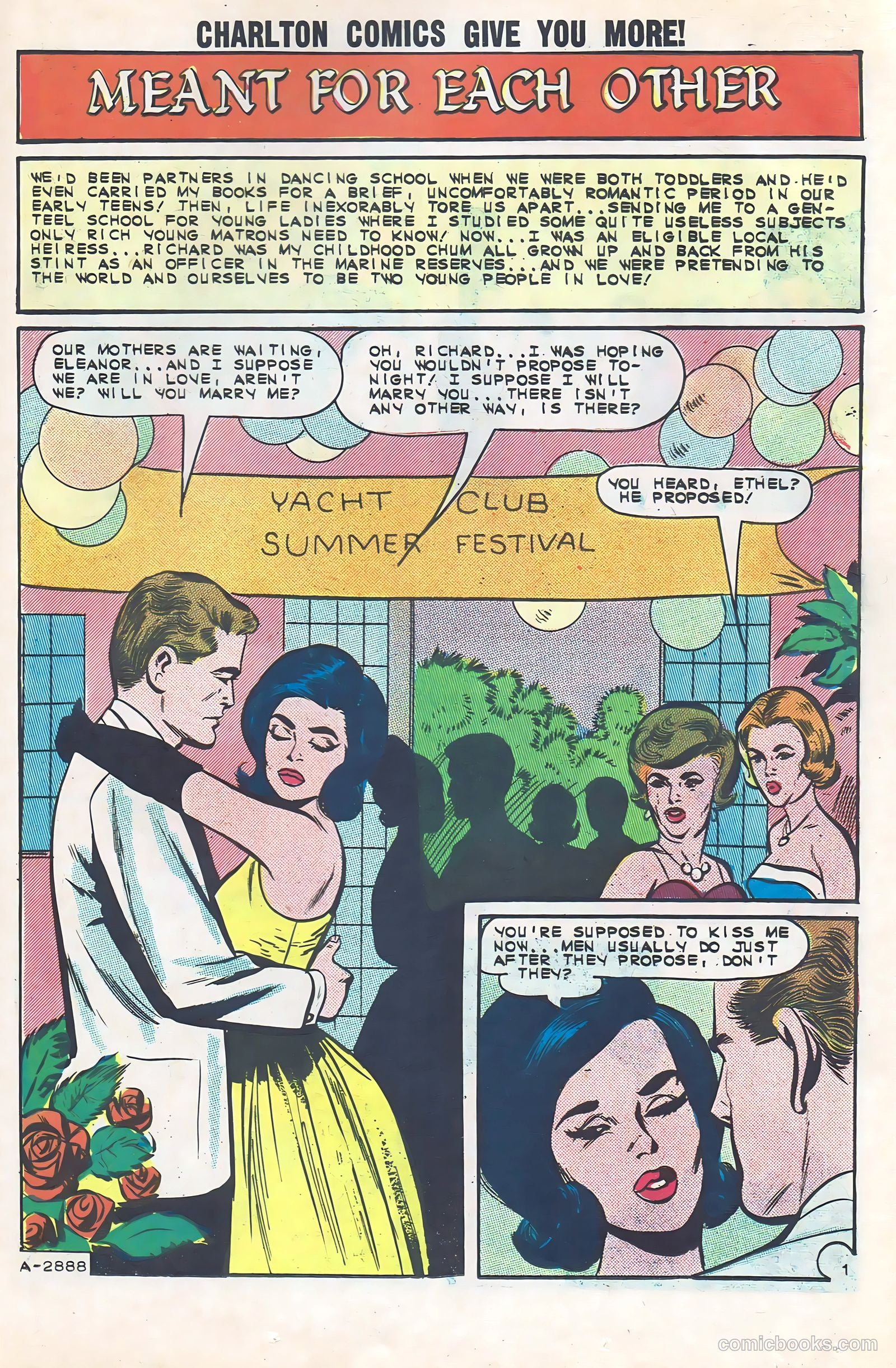 First Kiss #35 (1963) — page 23 of 36