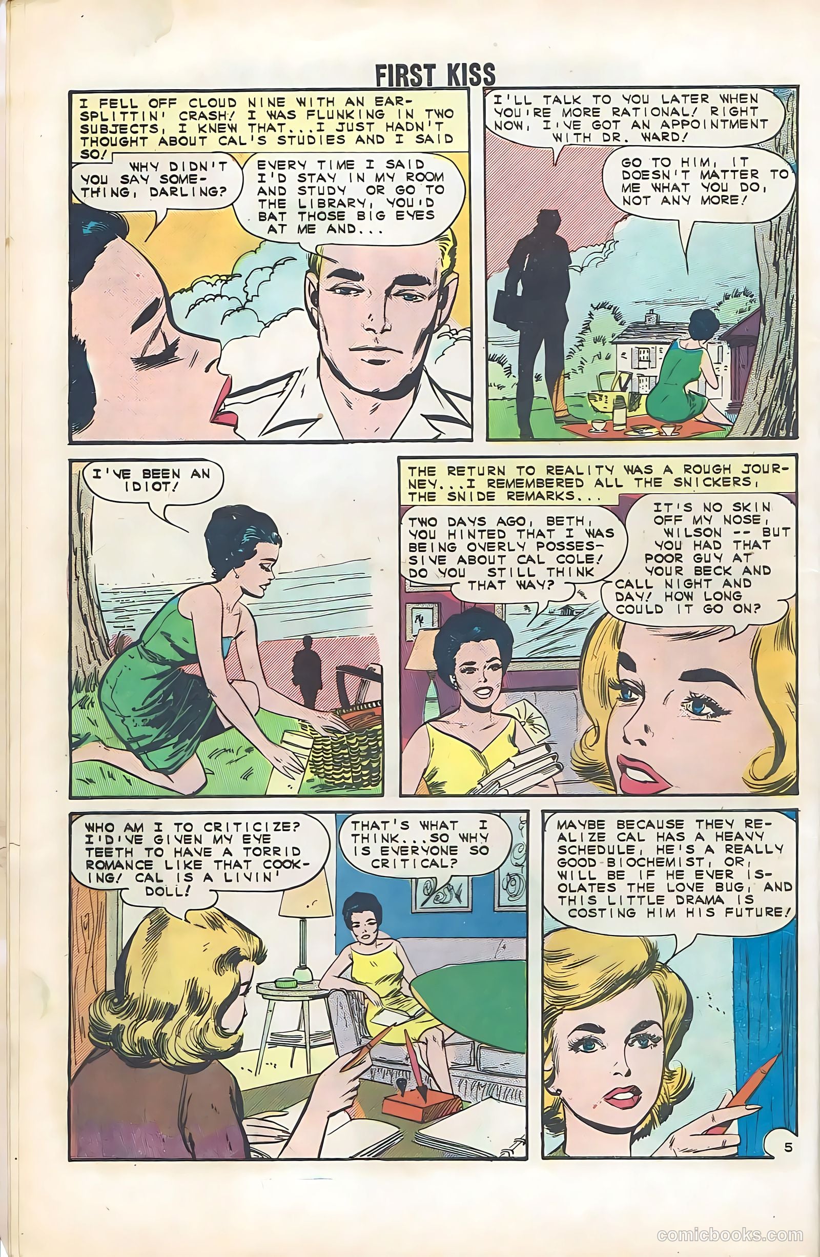 First Kiss #36 (1964) — page 8 of 36