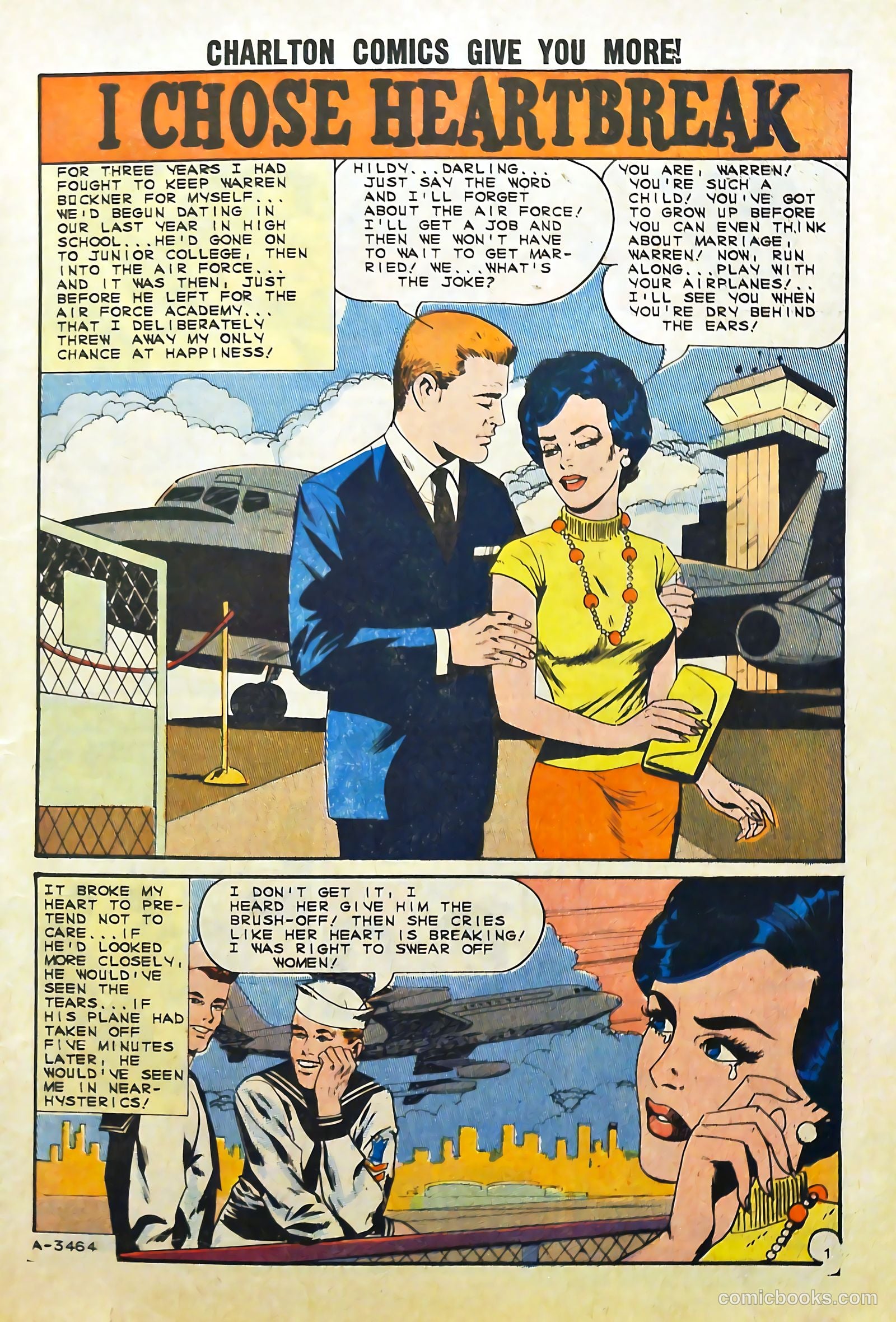 First Kiss #37 (1964) — page 3 of 36