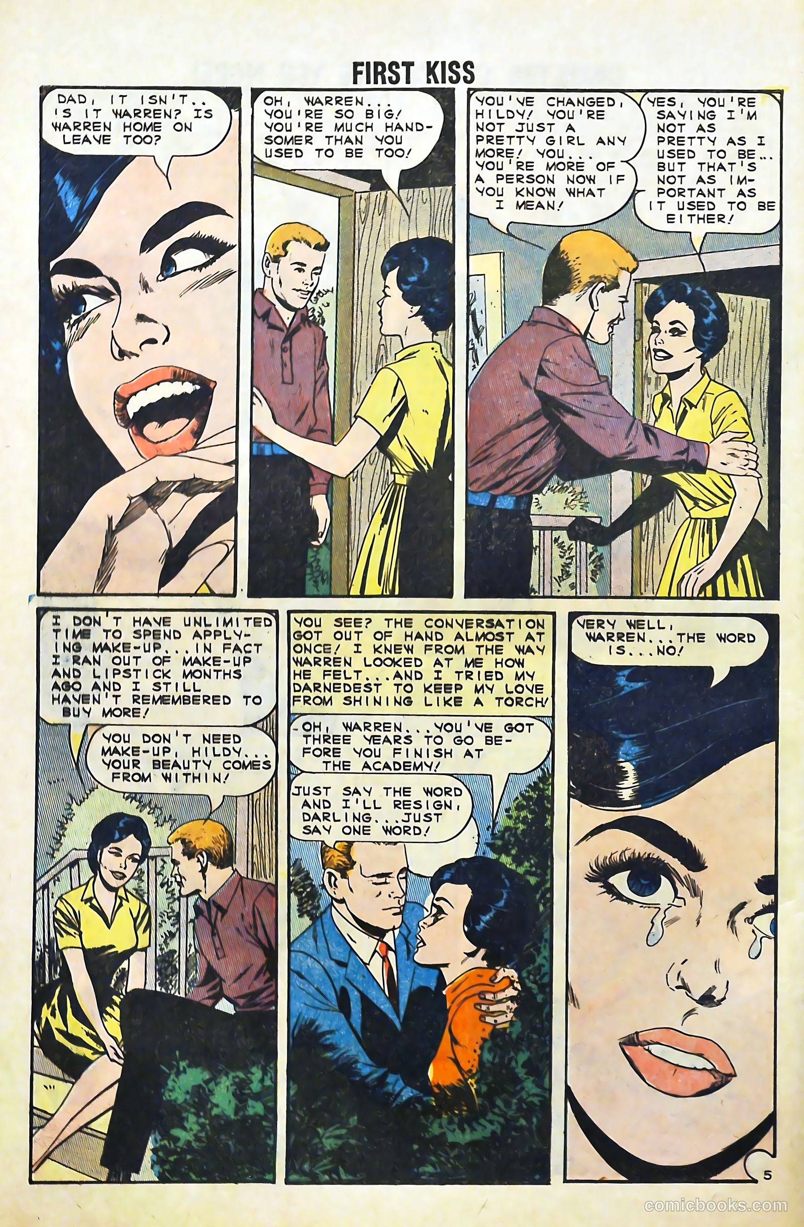 First Kiss #37 (1964) — page 8 of 36