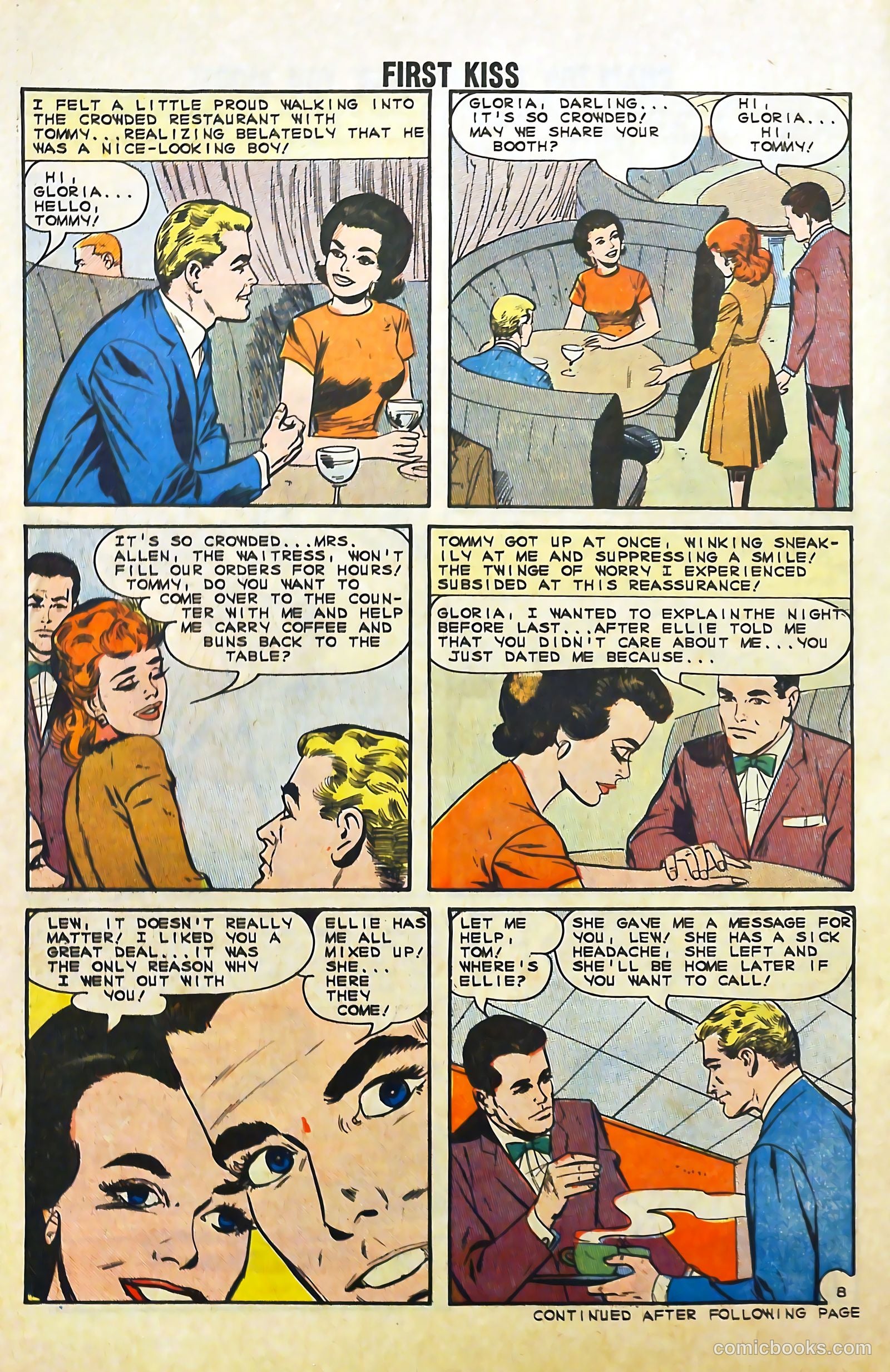 First Kiss #37 (1964) — page 30 of 36