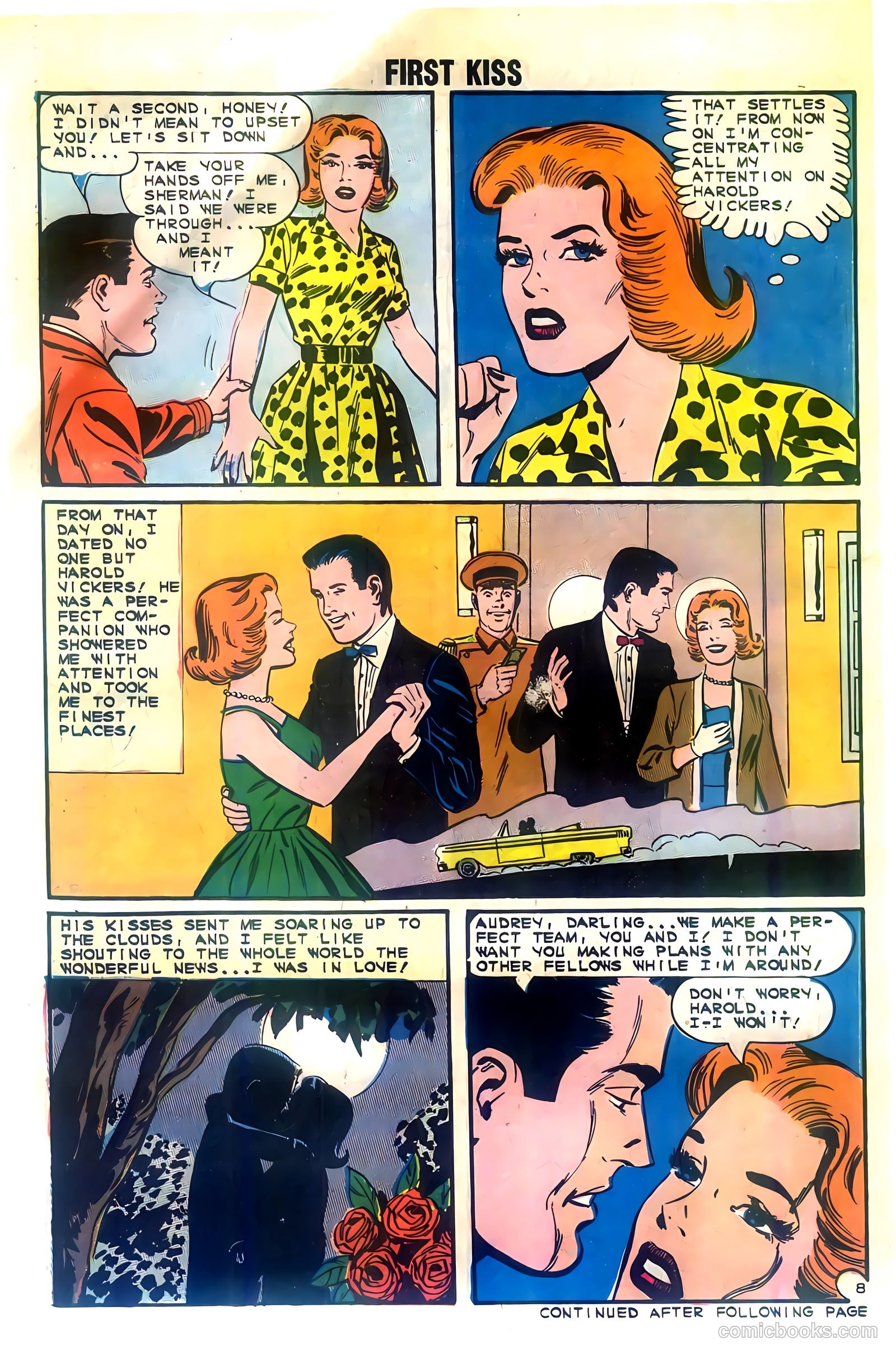 First Kiss #38 (1964) — page 30 of 36