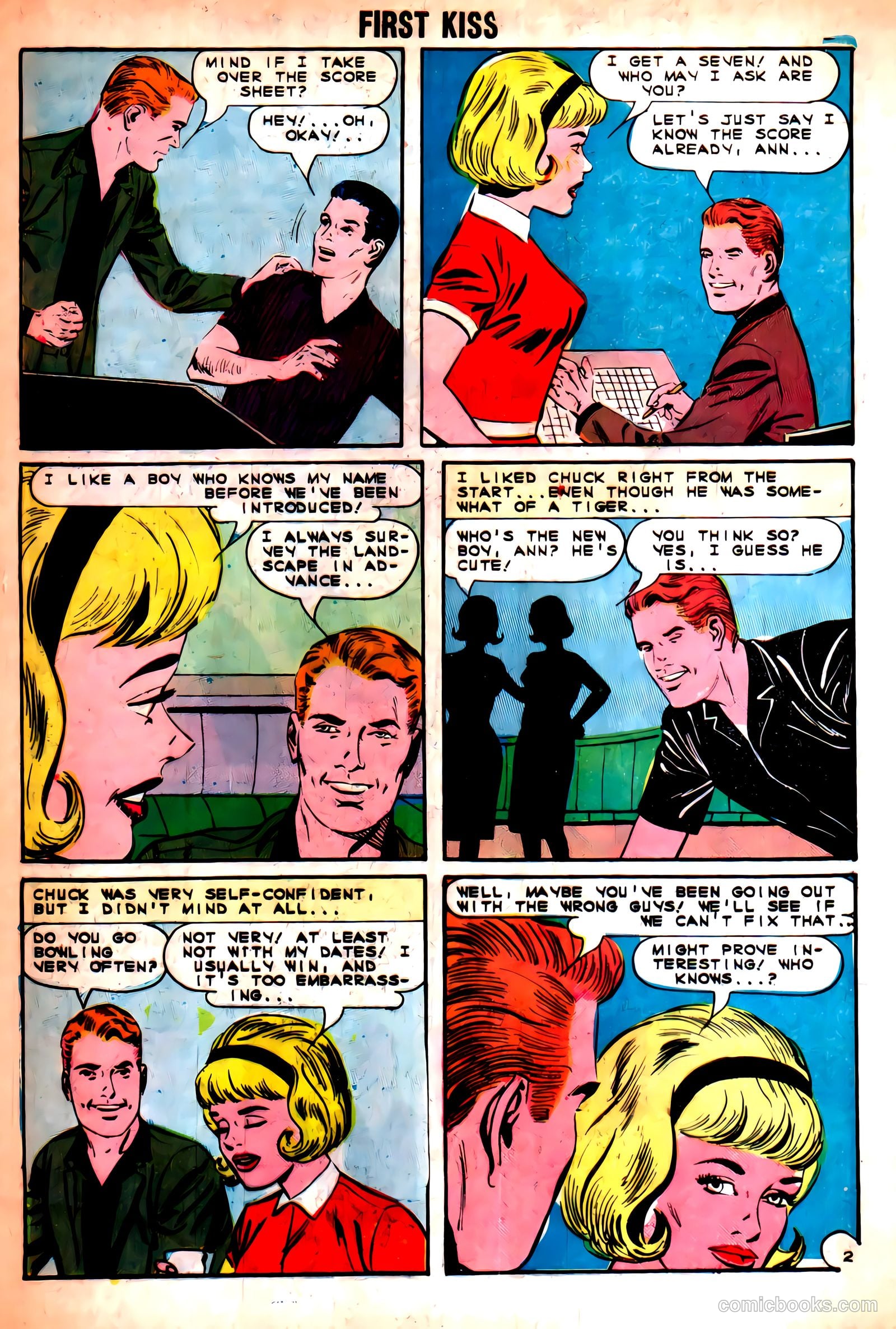 First Kiss #39 (1964) — page 4 of 36