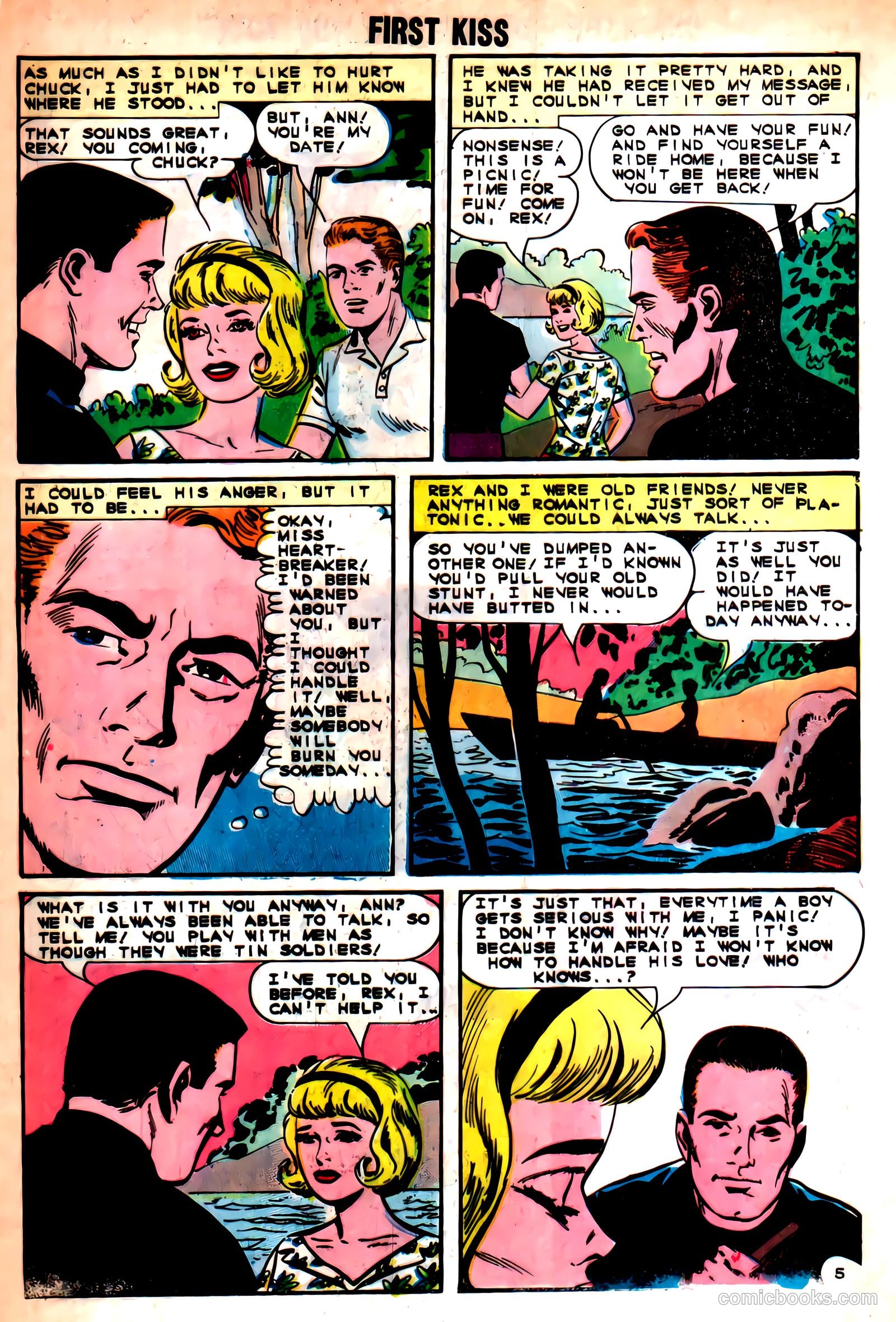 First Kiss #39 (1964) — page 8 of 36