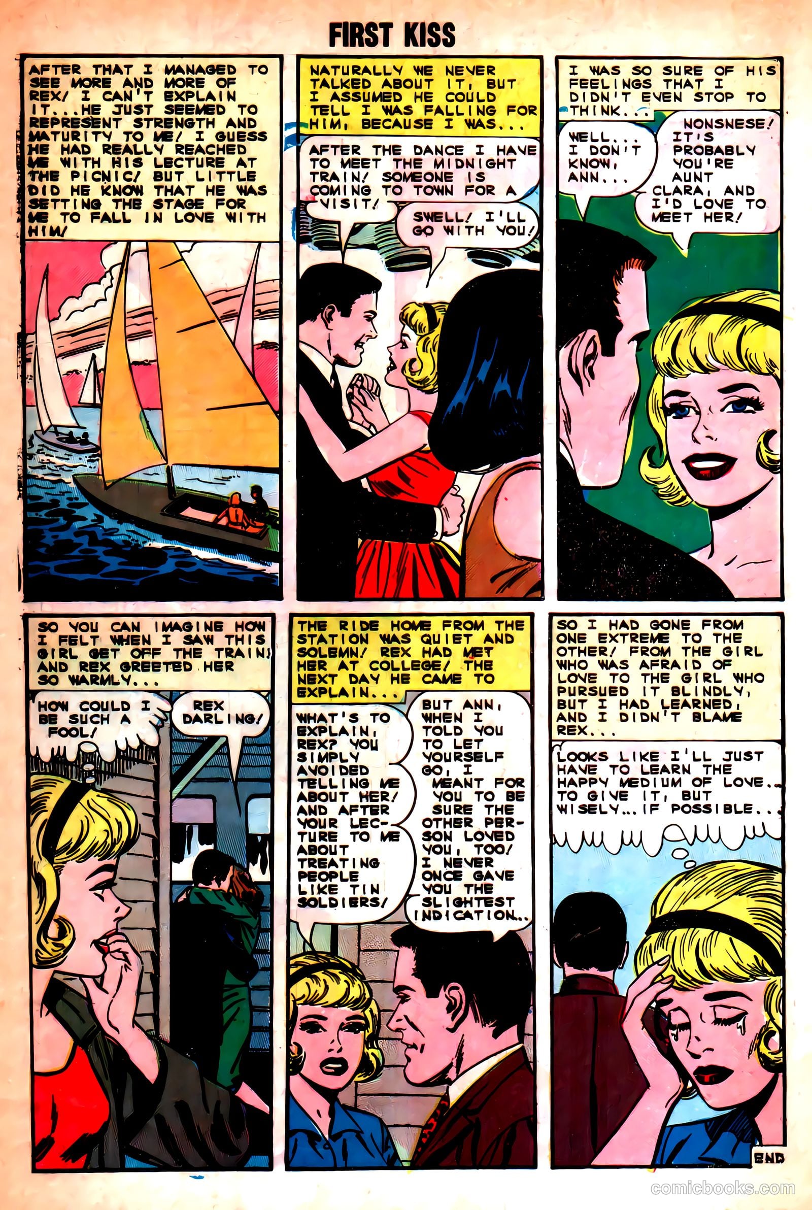 First Kiss #39 (1964) — page 10 of 36