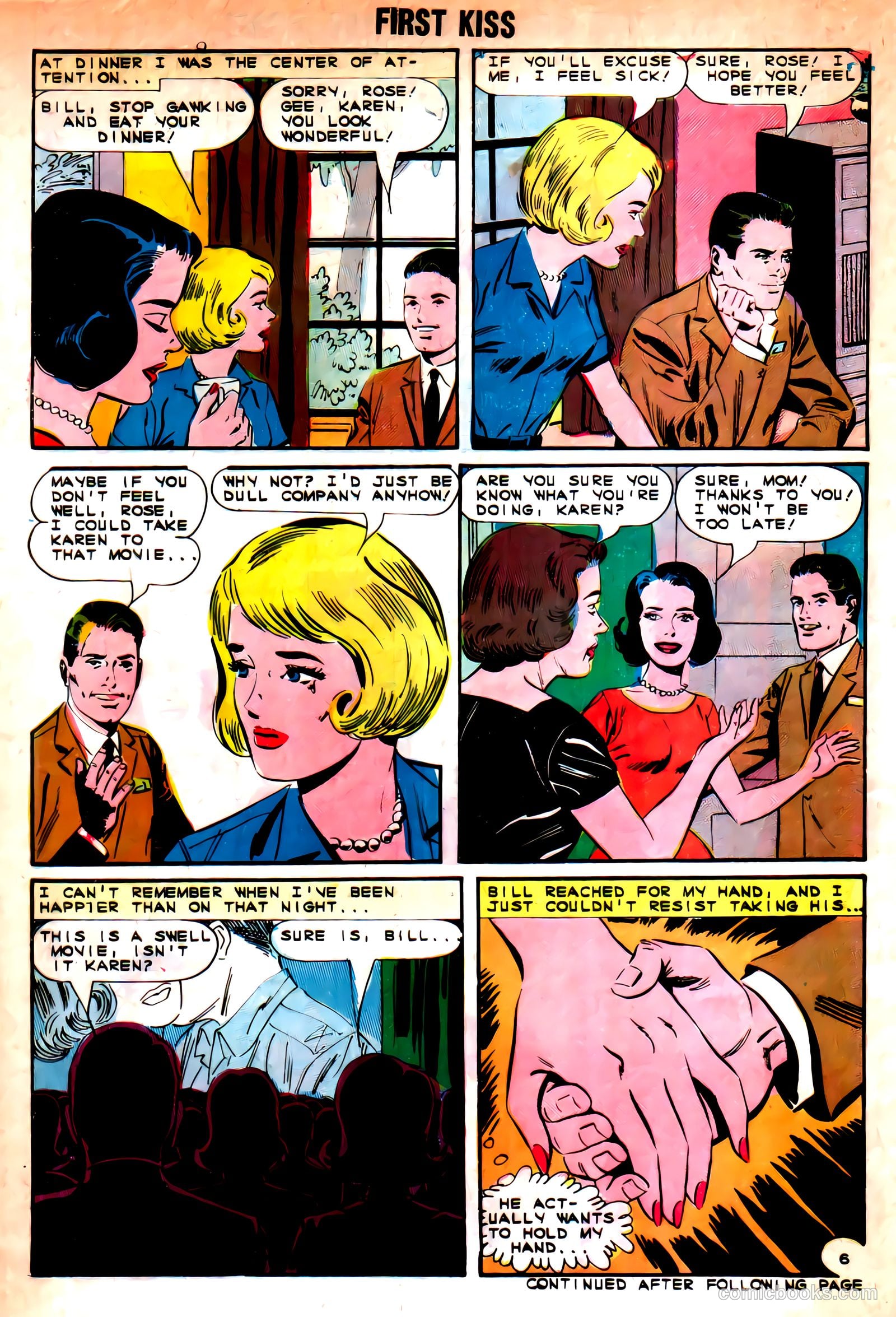 First Kiss #39 (1964) — page 30 of 36