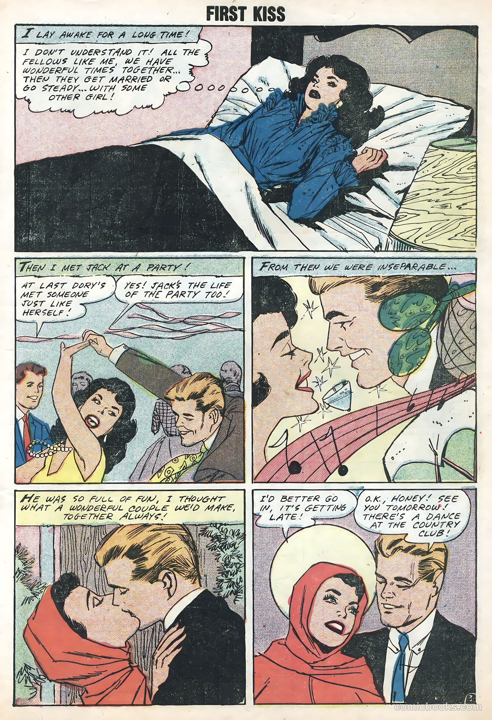 First Kiss #4 (1958) — page 5 of 36