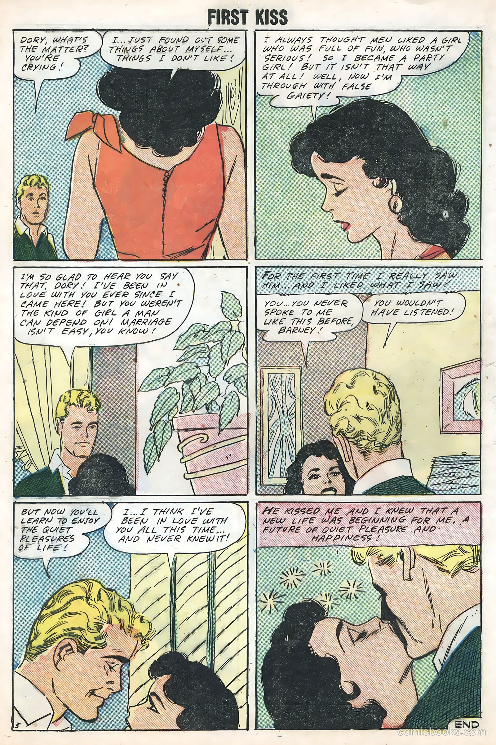 First Kiss #4 (1958) — page 8 of 36