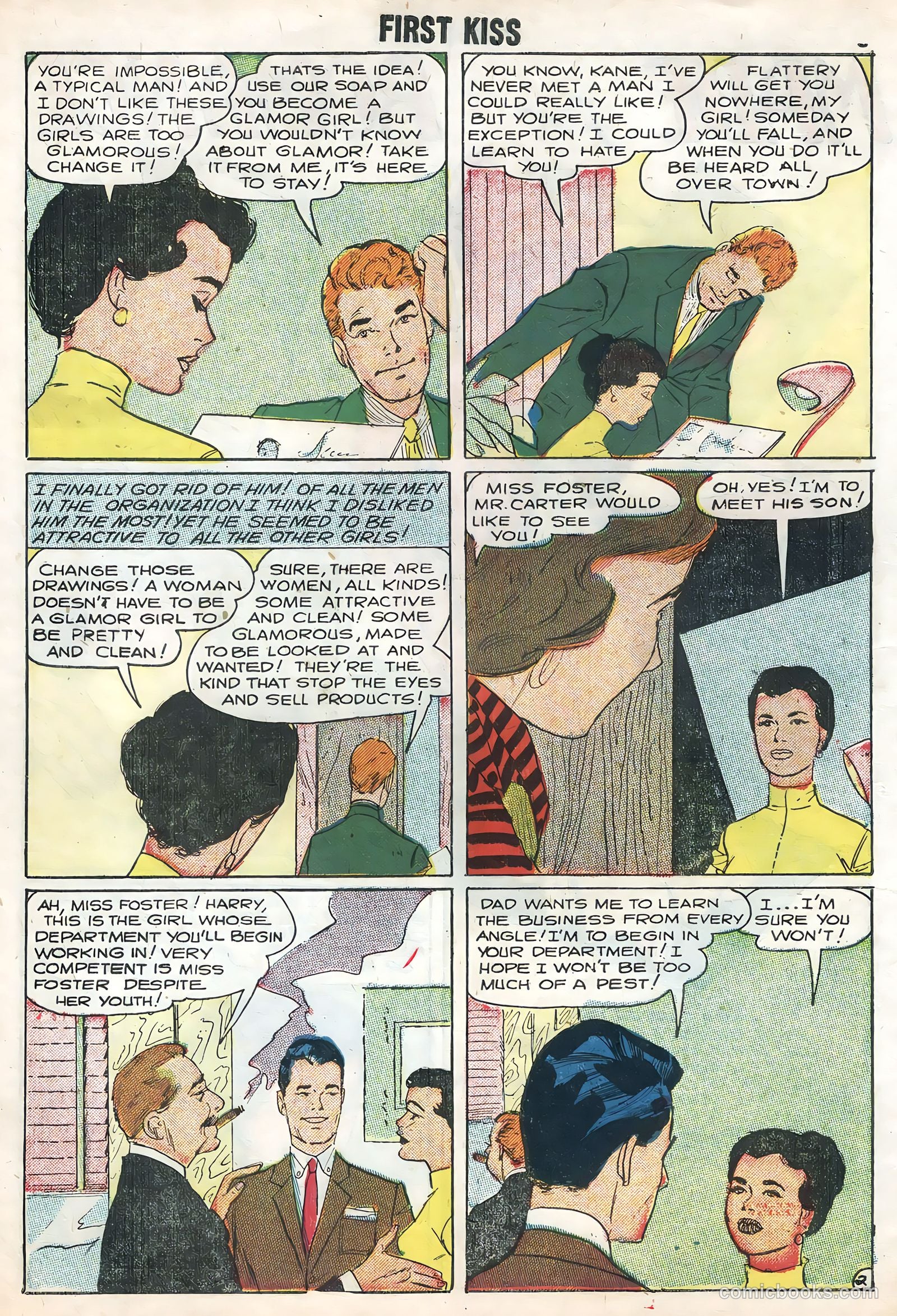 First Kiss #4 (1958) — page 10 of 36
