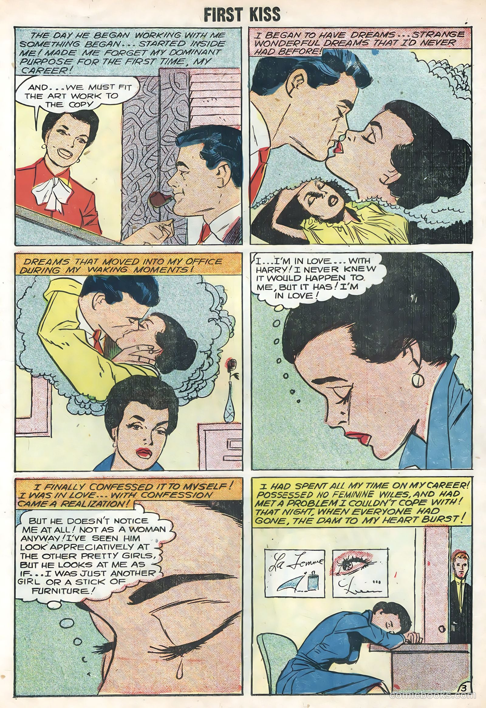 First Kiss #4 (1958) — page 11 of 36