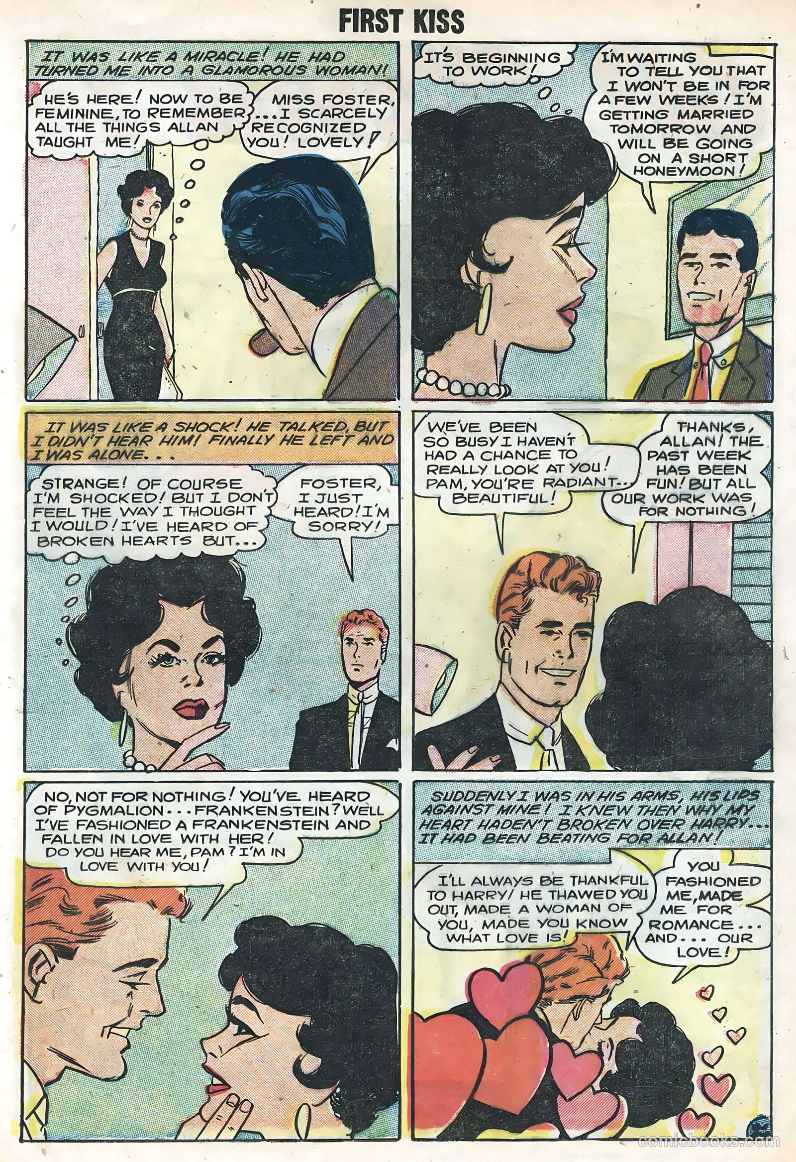 First Kiss #4 (1958) — page 13 of 36