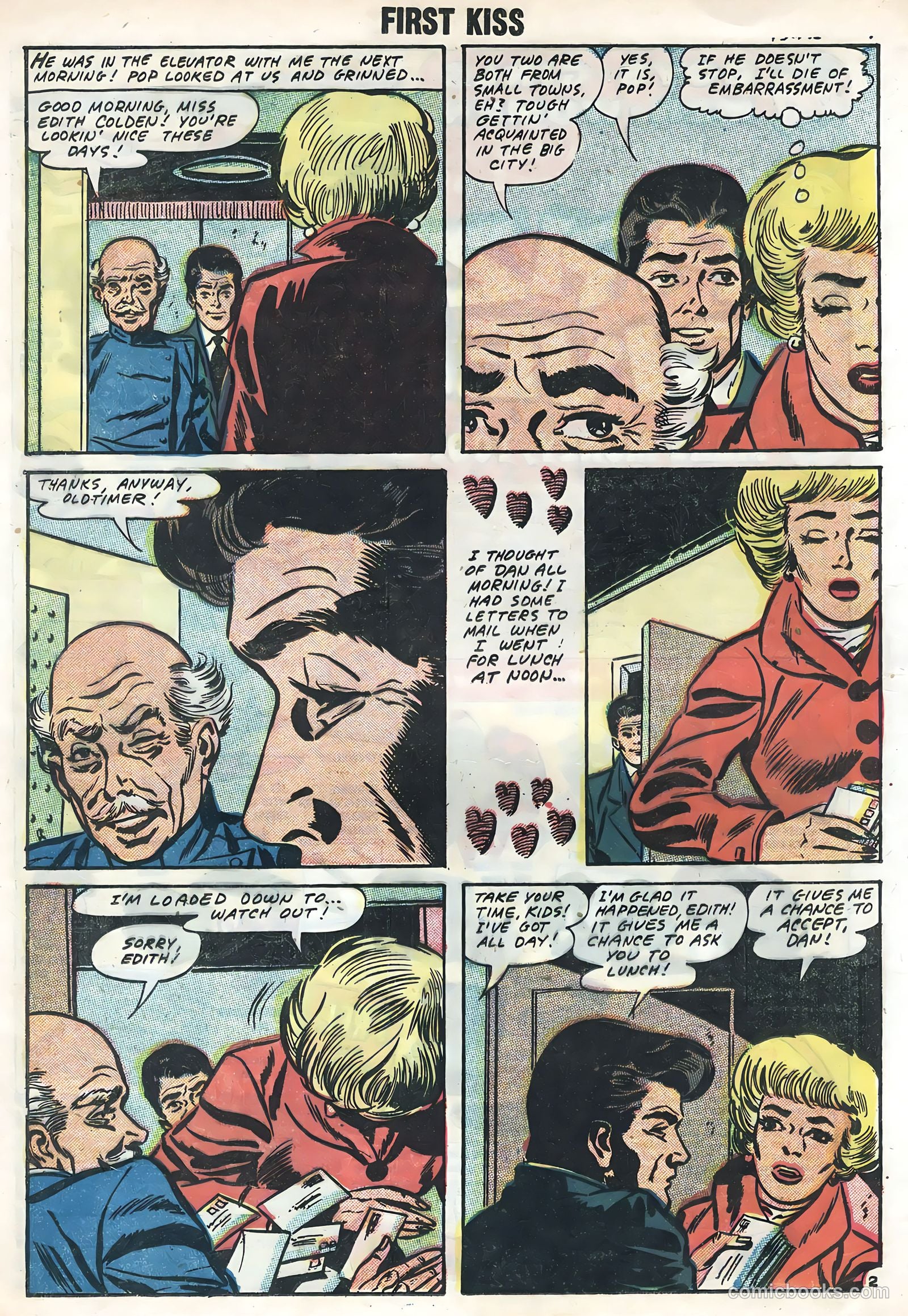 First Kiss #4 (1958) — page 16 of 36