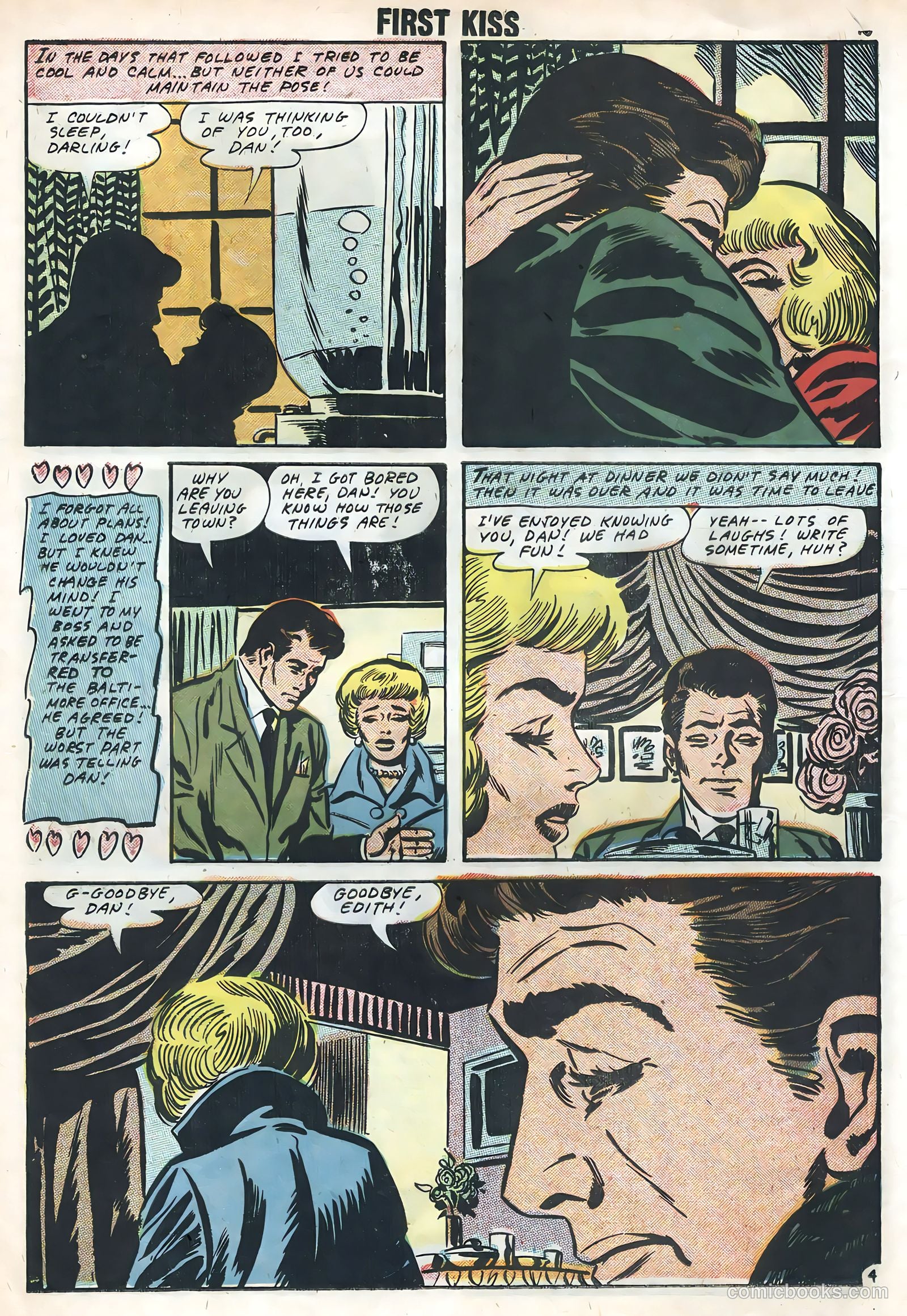 First Kiss #4 (1958) — page 18 of 36