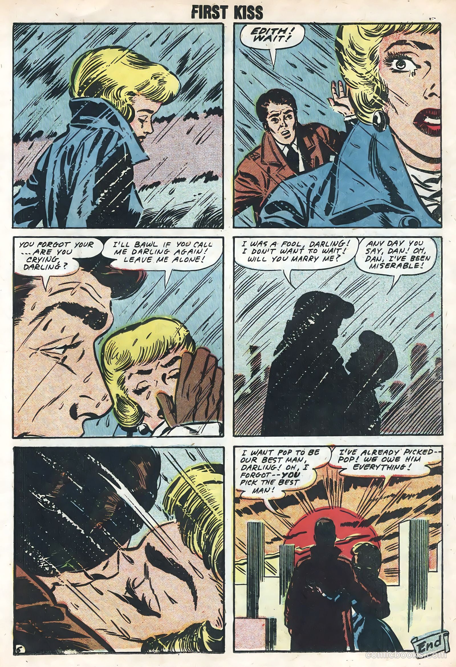 First Kiss #4 (1958) — page 19 of 36