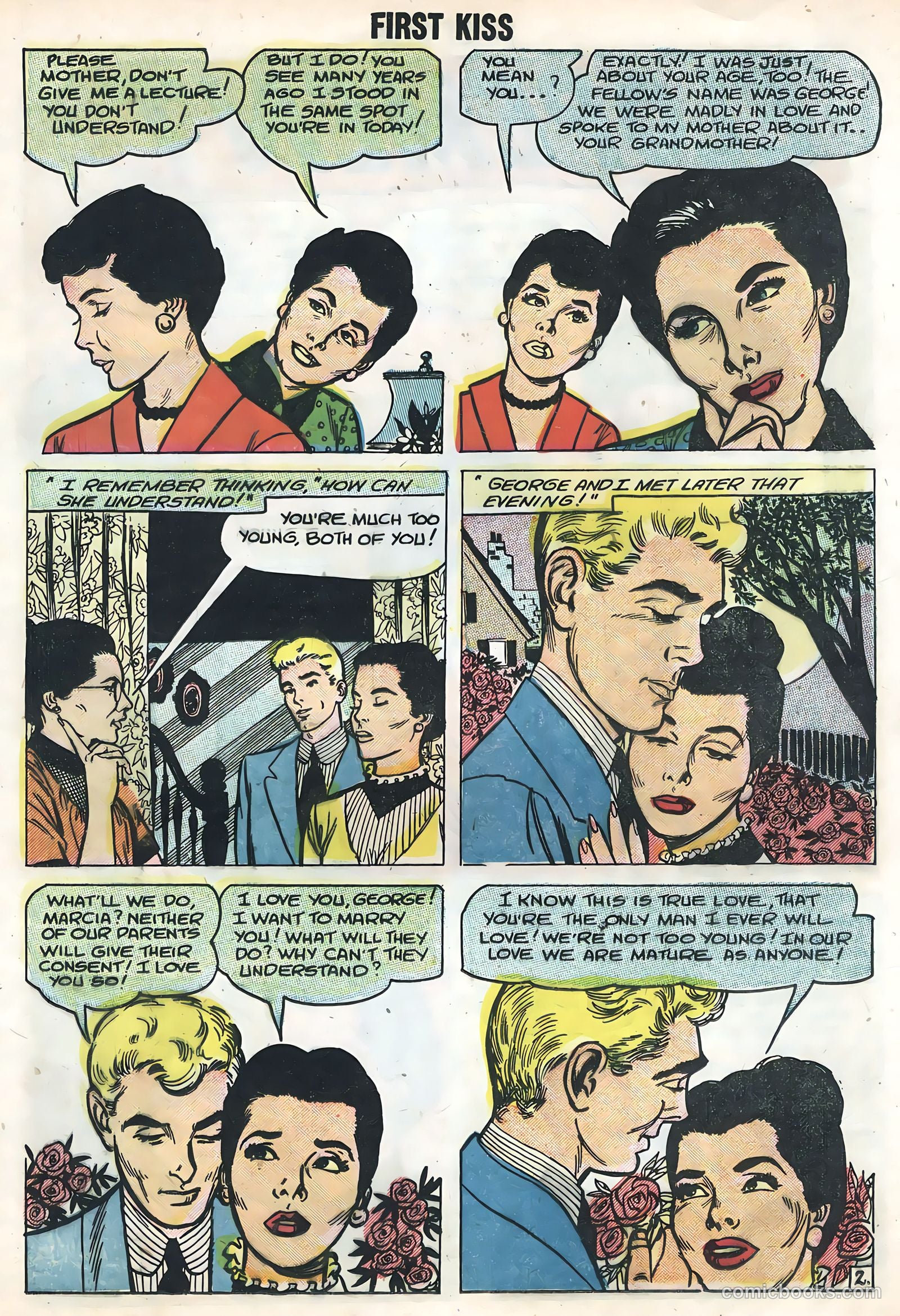 First Kiss #4 (1958) — page 24 of 36