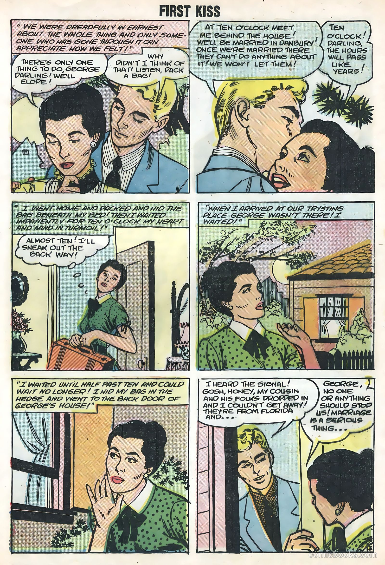 First Kiss #4 (1958) — page 25 of 36